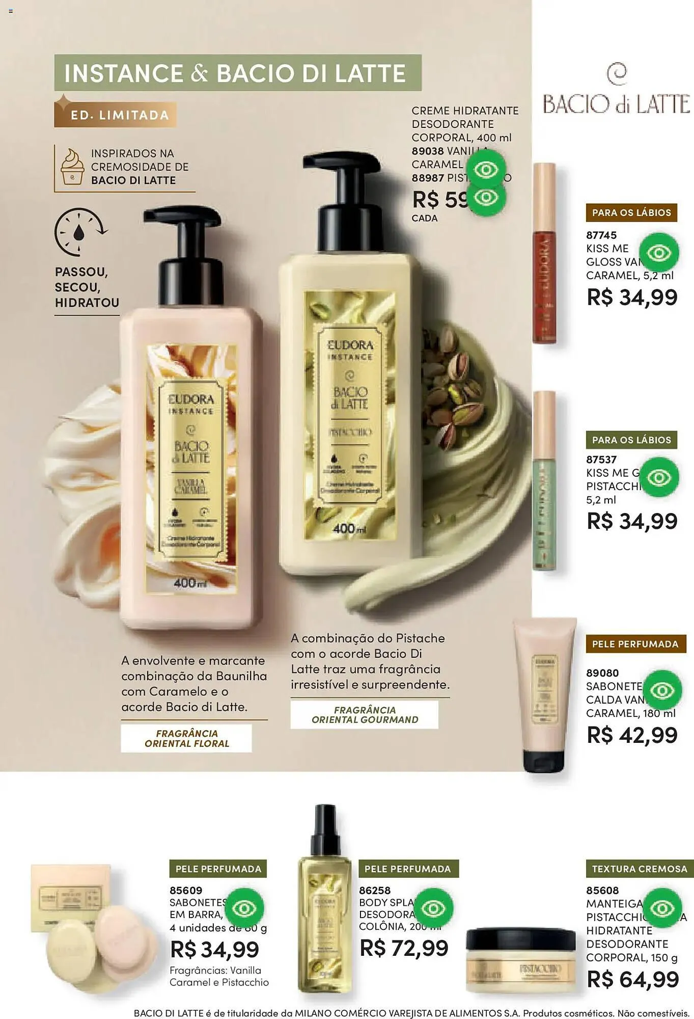 Encarte de Catálogo Eudora 8 de janeiro até 31 de janeiro 2026 - Pagina 57