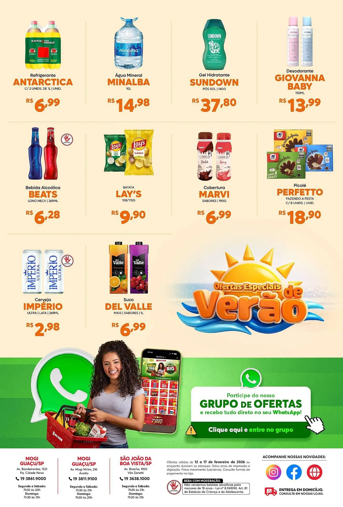 Encarte de Catálogo Big Bom Supermercados 13 de fevereiro até 17 de fevereiro 2026 - Pagina 3