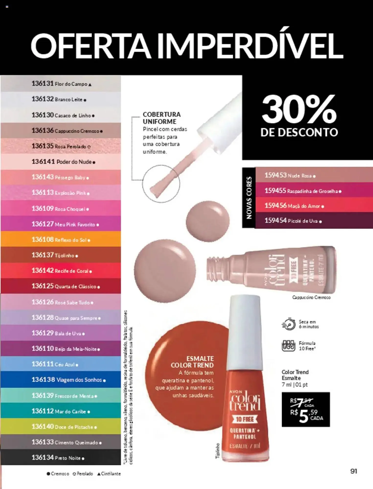 Encarte de Catálogo Avon 10 de março até 30 de junho 2025 - Pagina 91