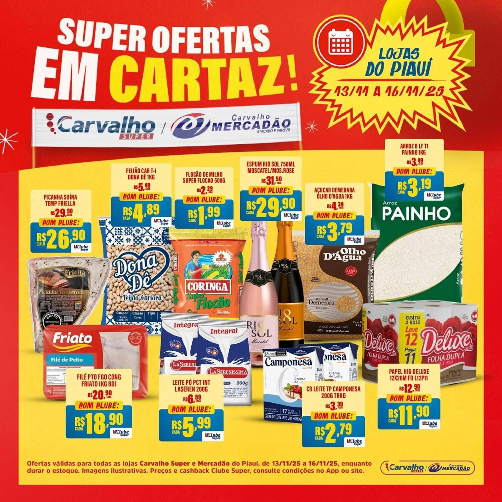 Encarte de Catálogo Carvalho Supermercado 13 de novembro até 16 de novembro 2025 - Pagina 1