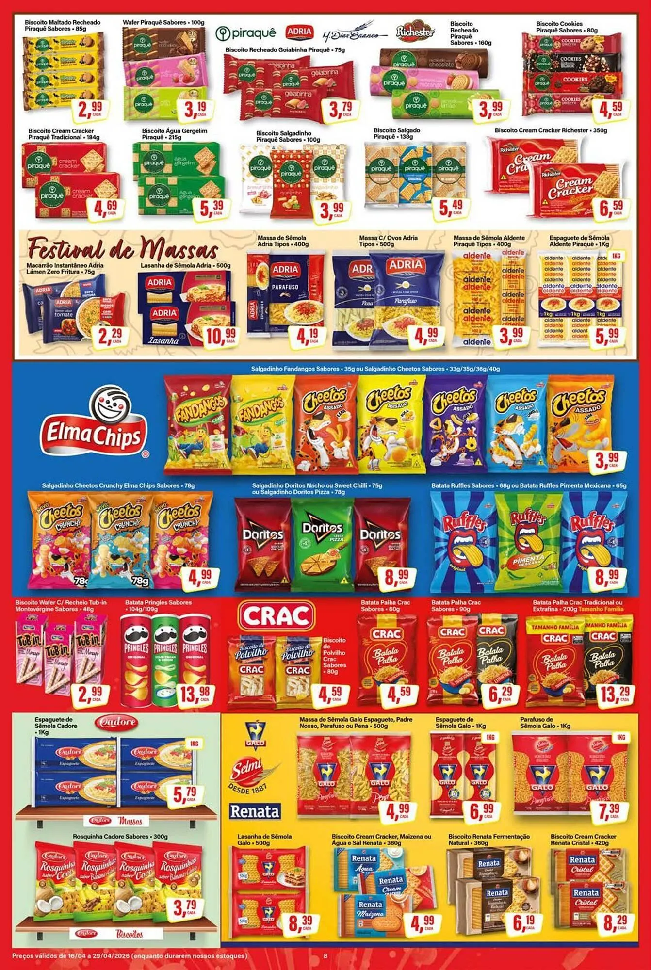 Encarte de Encarte Rede Supermarket 16 de abril até 29 de abril 2026 - Pagina 8