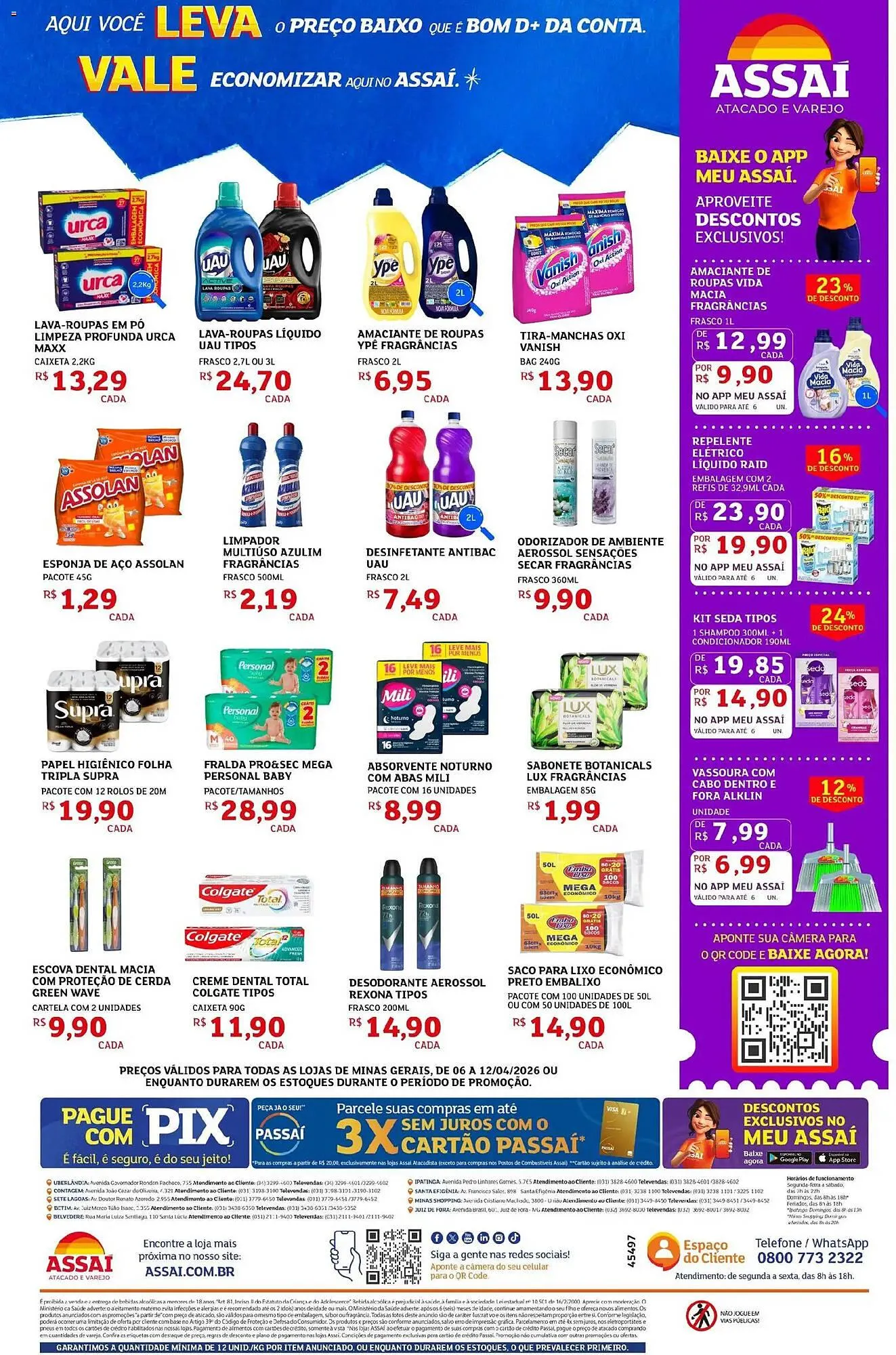 Encarte de Encarte Assaí Atacadista 6 de abril até 12 de abril 2026 - Pagina 4
