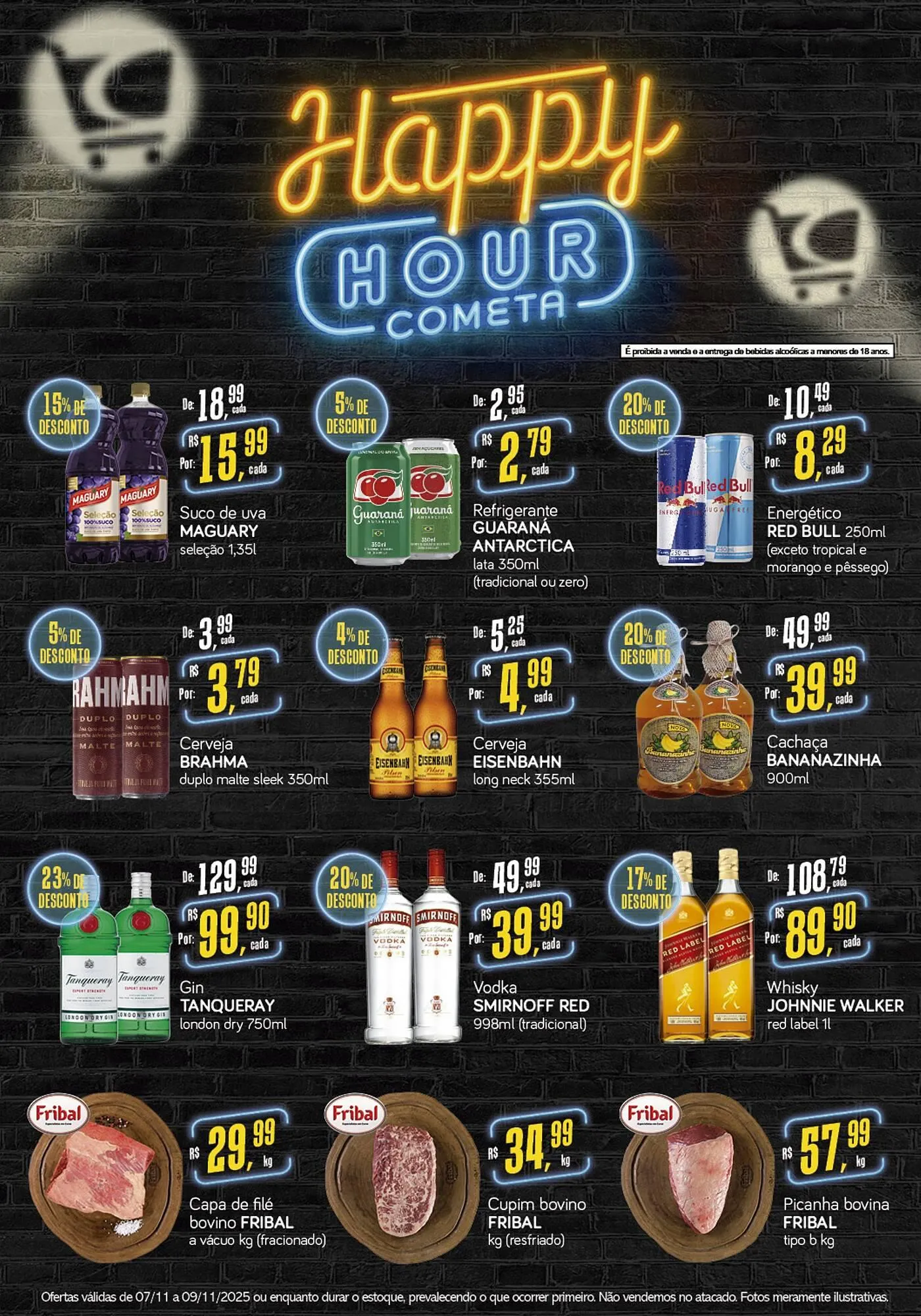 Encarte de Encarte Cometa Supermercados 7 de novembro até 9 de novembro 2025 - Pagina 1