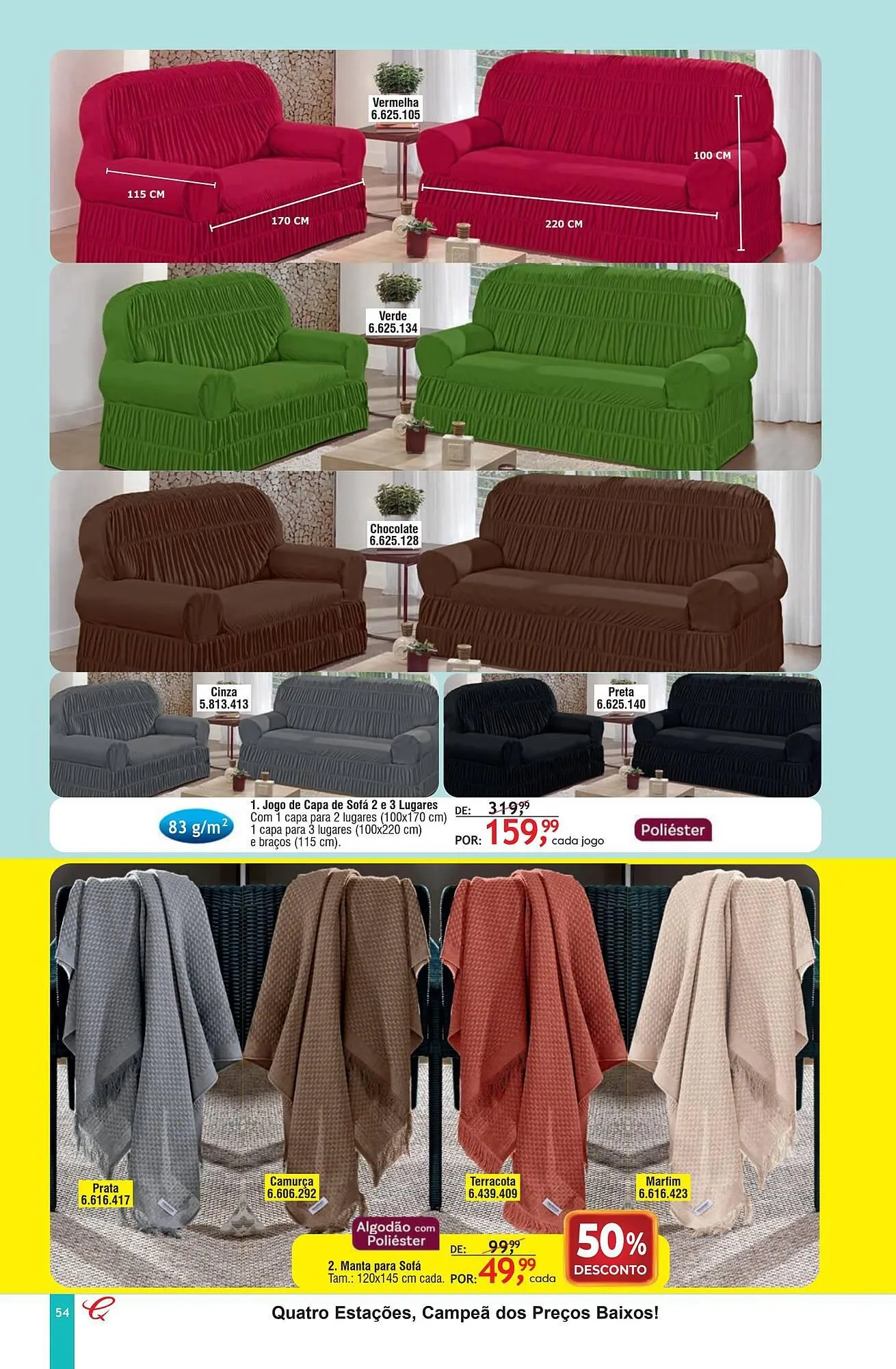 Encarte de Revista Quatro Estações 30 de março até 7 de julho 2026 - Pagina 50