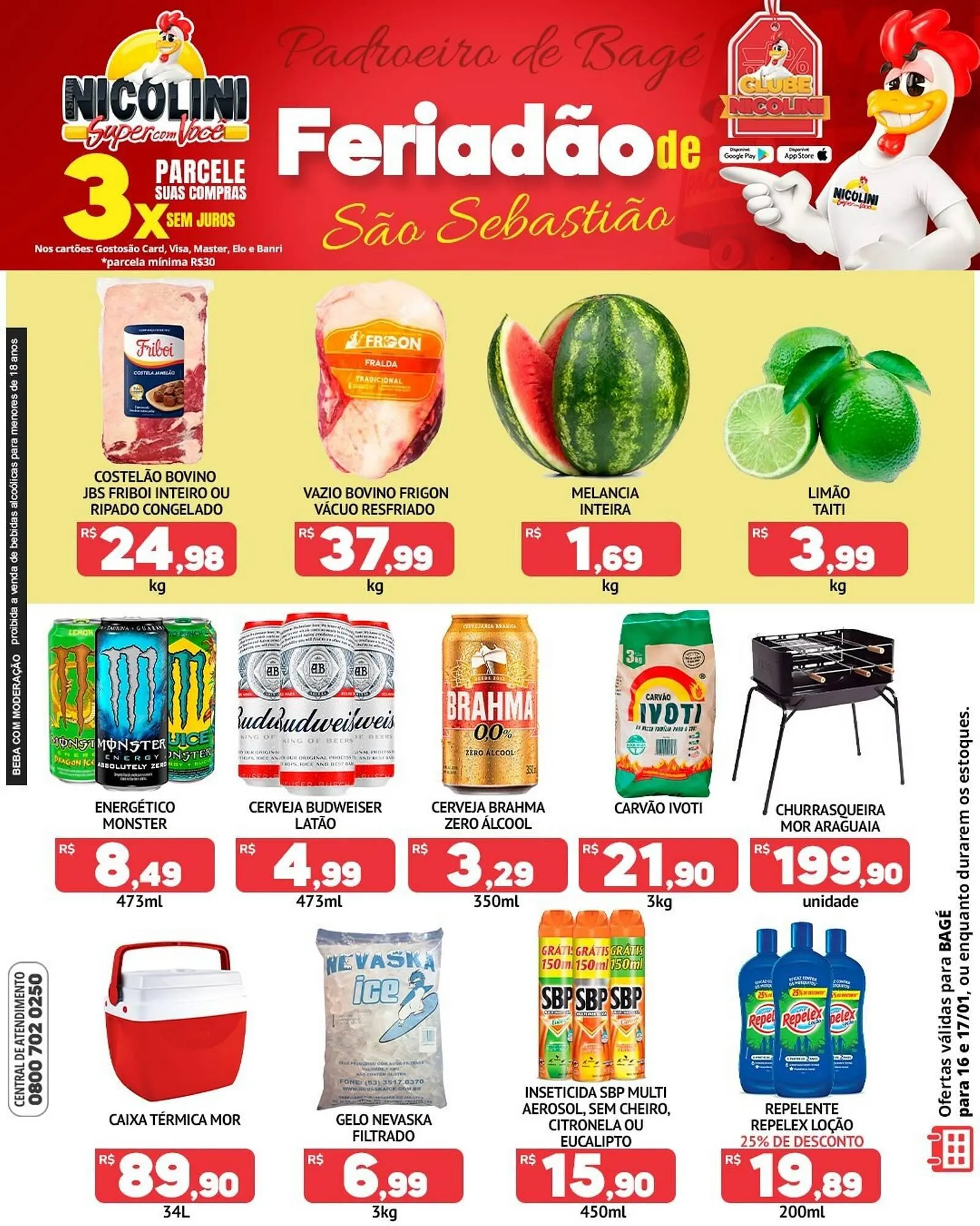 Encarte de Catálogo Super Nicolini 16 de janeiro até 17 de janeiro 2026 - Pagina 1