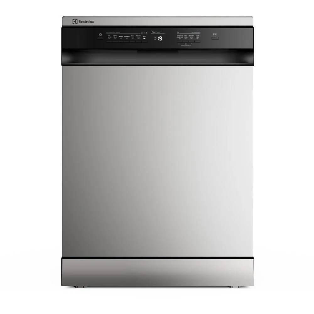 Lava-Louça Electrolux 14 Serviços Inox com Programa Lava & Seca 50 min (LS14E)