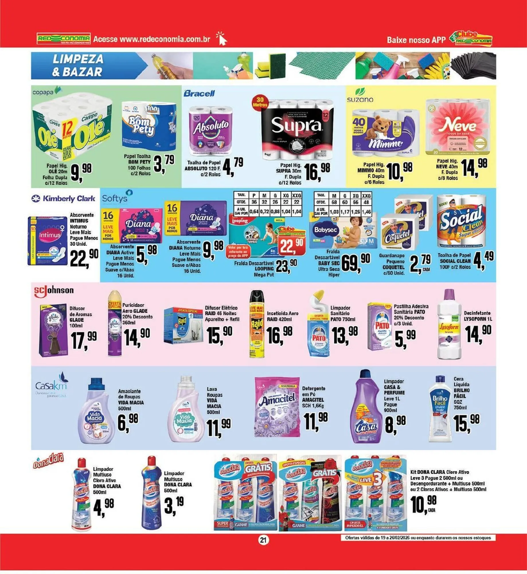 Encarte de Encarte Rede Economia 19 de fevereiro até 19 de fevereiro 2026 - Pagina 21