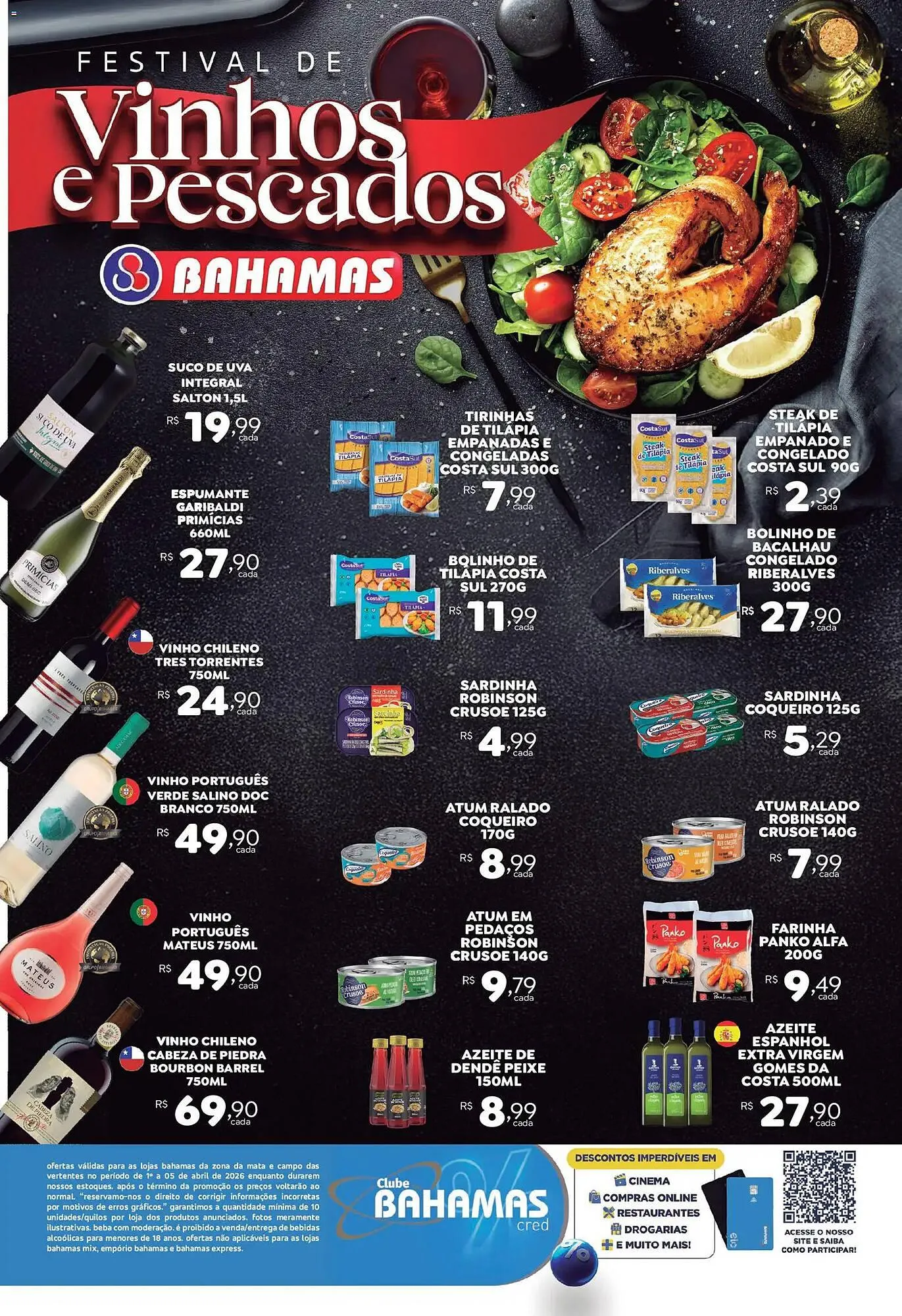 Encarte de Catálogo Bahamas Supermercados 1 de abril até 6 de abril 2026 - Pagina 2