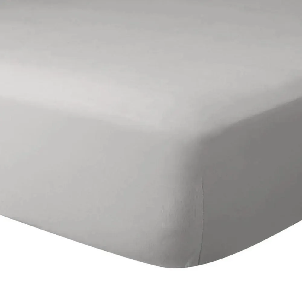 Lençol de Casal Percal Liso 100% Algodão Buona Fortuna - Prata