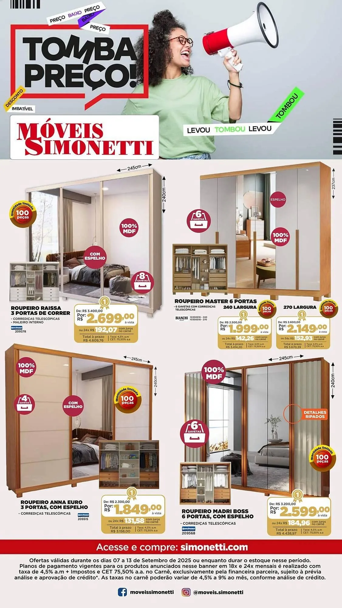 Encarte de Catálogo Móveis Simonetti 8 de setembro até 13 de setembro 2025 - Pagina 4