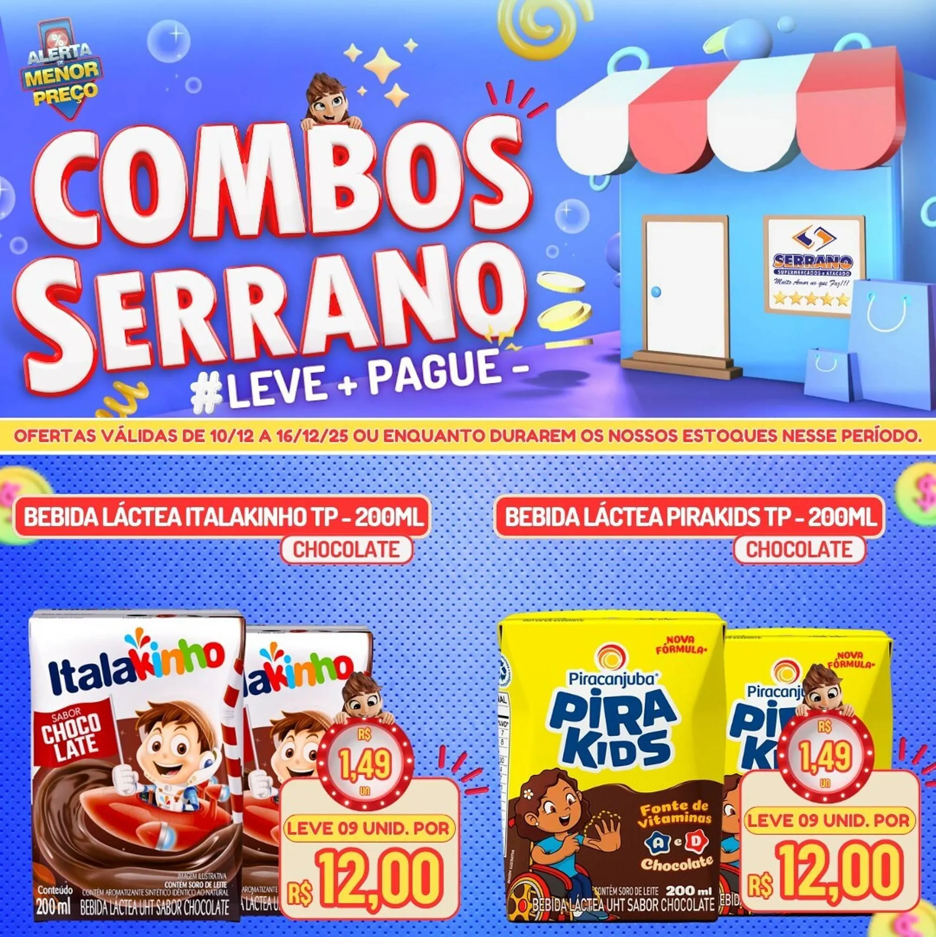 Encarte de Catálogo Serrano Supermercado 10 de dezembro até 16 de dezembro 2025 - Pagina 1