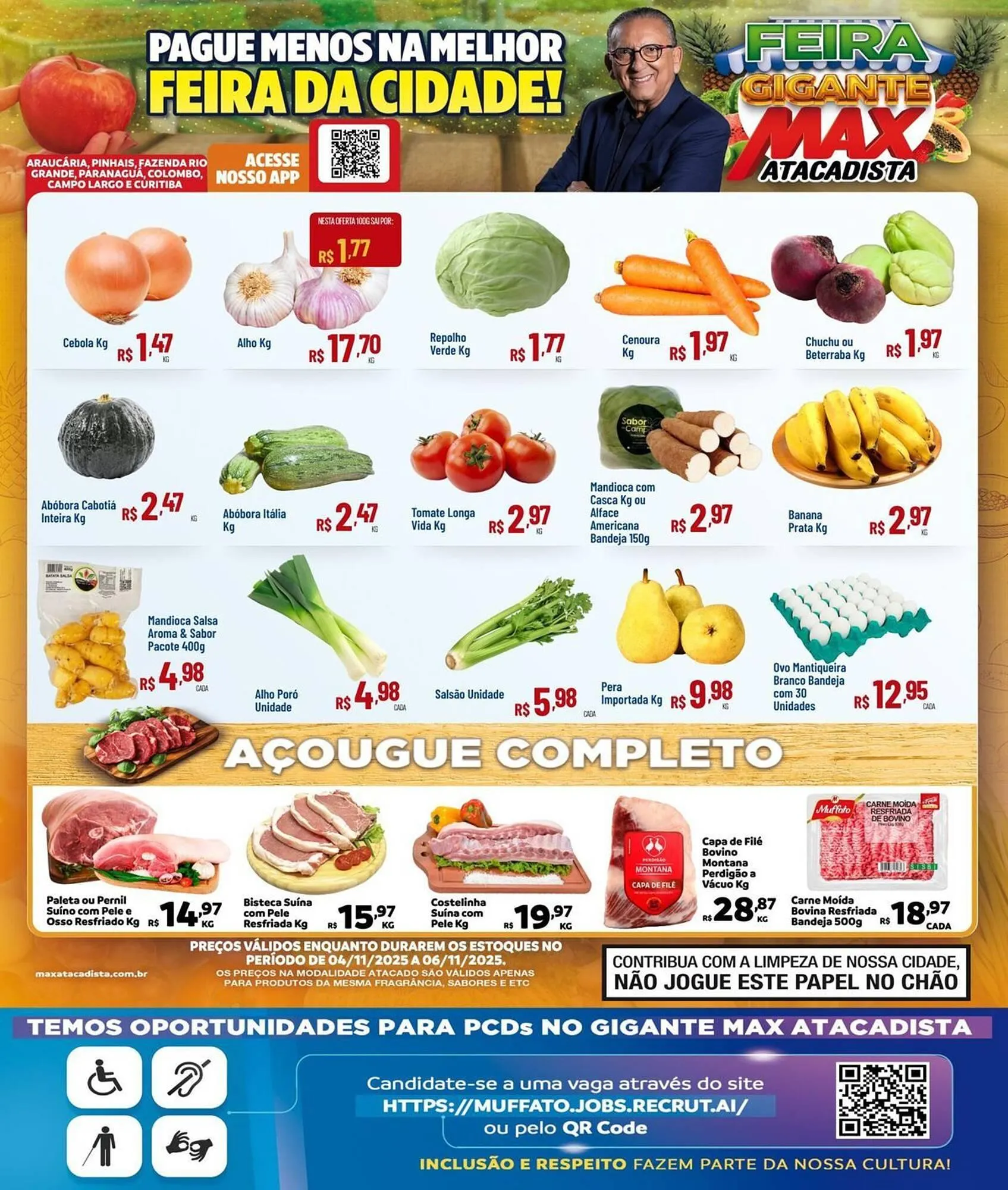 Encarte de Encarte Max Atacadista 4 de novembro até 6 de novembro 2025 - Pagina 1