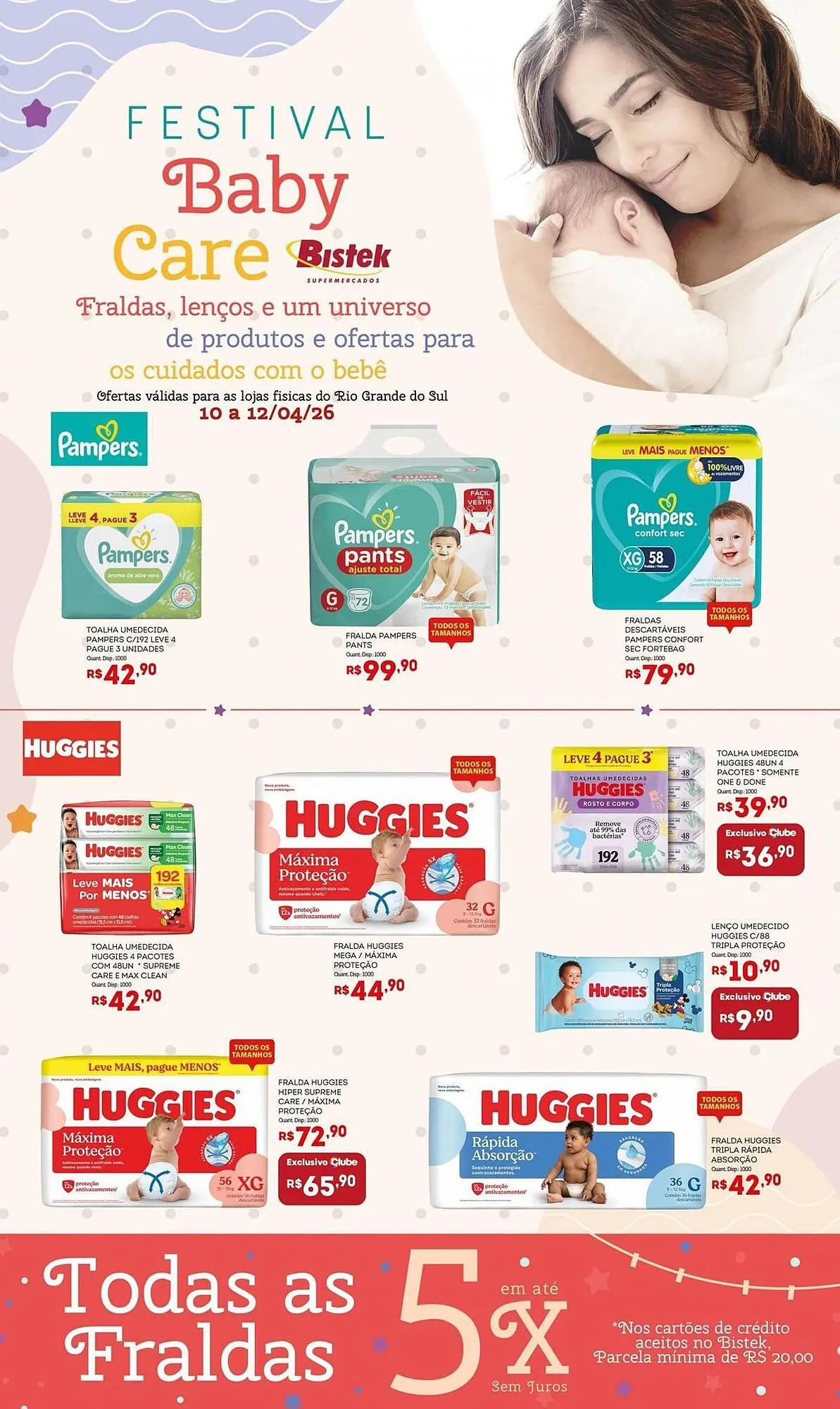 Encarte de Encarte Bistek Supermercados 10 de abril até 12 de abril 2026 - Pagina 1