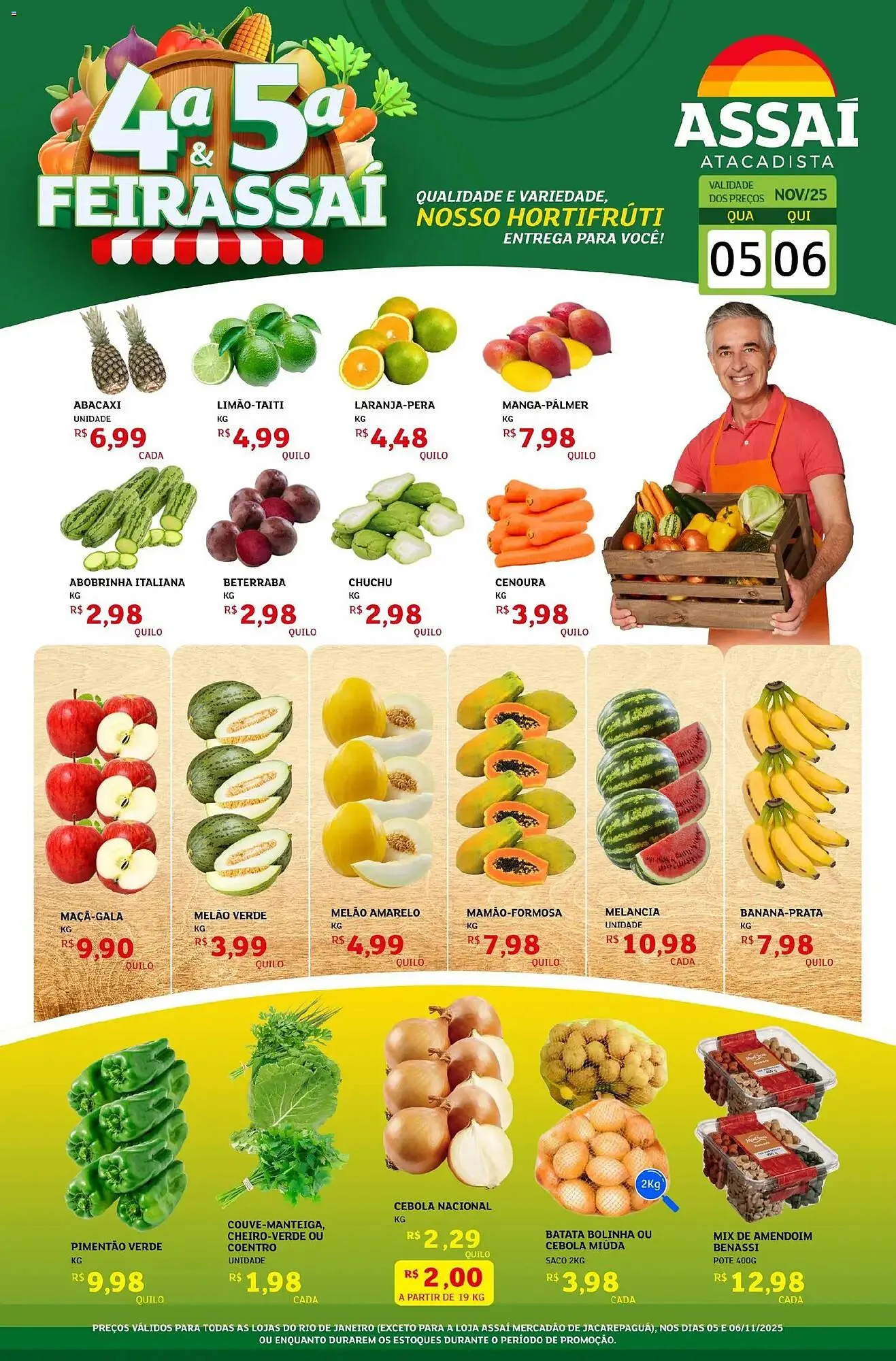 Encarte de Encarte Assaí Atacadista 5 de novembro até 6 de novembro 2025 - Pagina 1