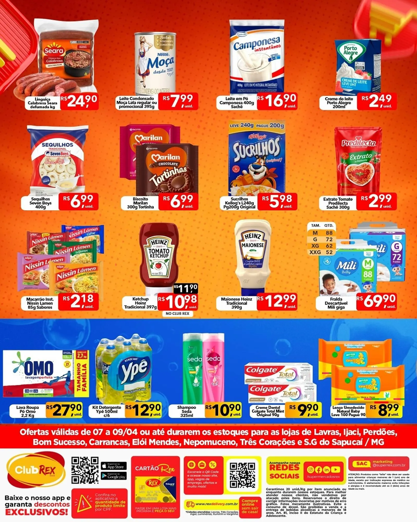 Encarte de Catálogo Supermercados Rex 7 de abril até 9 de abril 2026 - Pagina 2