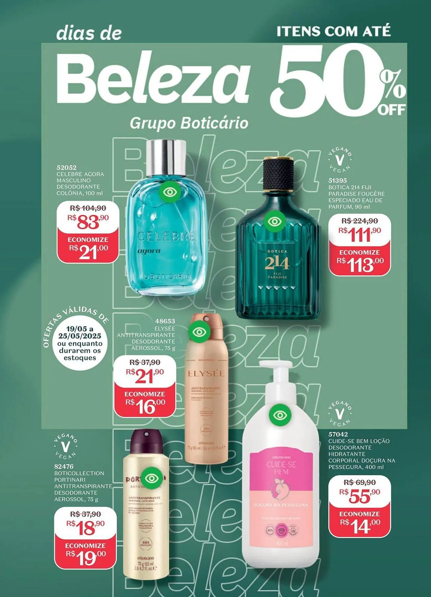 Encarte de Catálogo O Boticário 12 de maio até 25 de maio 2025 - Pagina 198