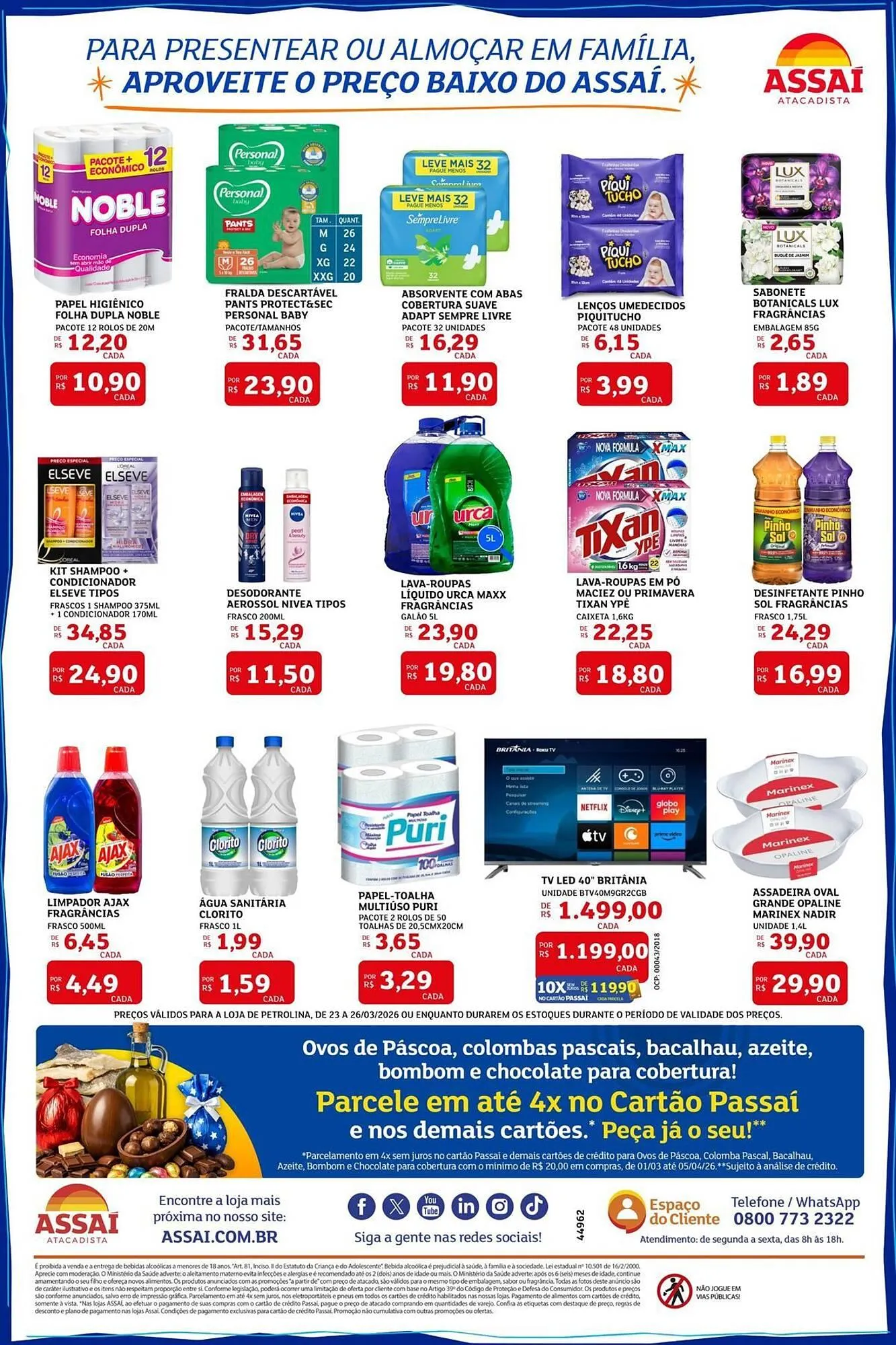Encarte de Encarte Assaí Atacadista 23 de março até 26 de março 2026 - Pagina 4