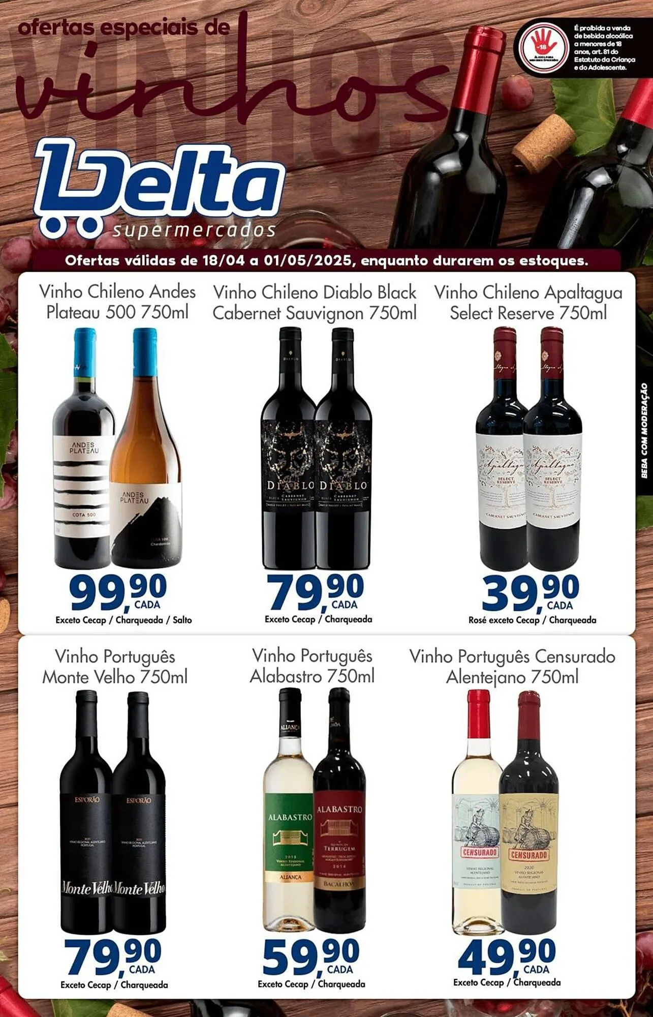 Encarte de Catálogo Delta Supermercados 18 de abril até 1 de maio 2025 - Pagina 2