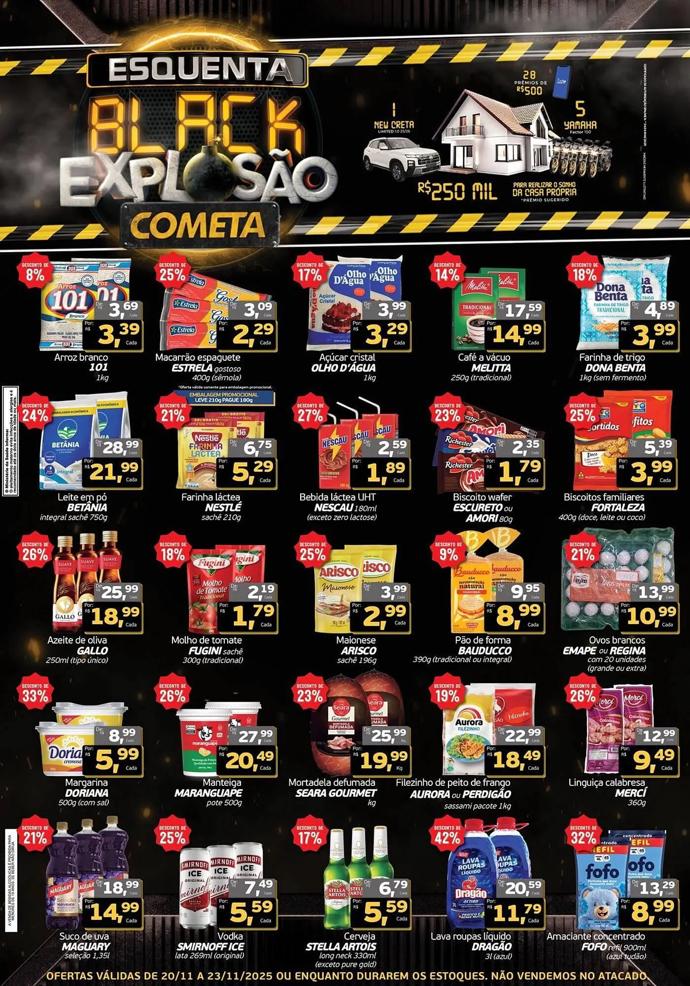 Encarte de Encarte Cometa Supermercados 20 de novembro até 23 de novembro 2025 - Pagina 1