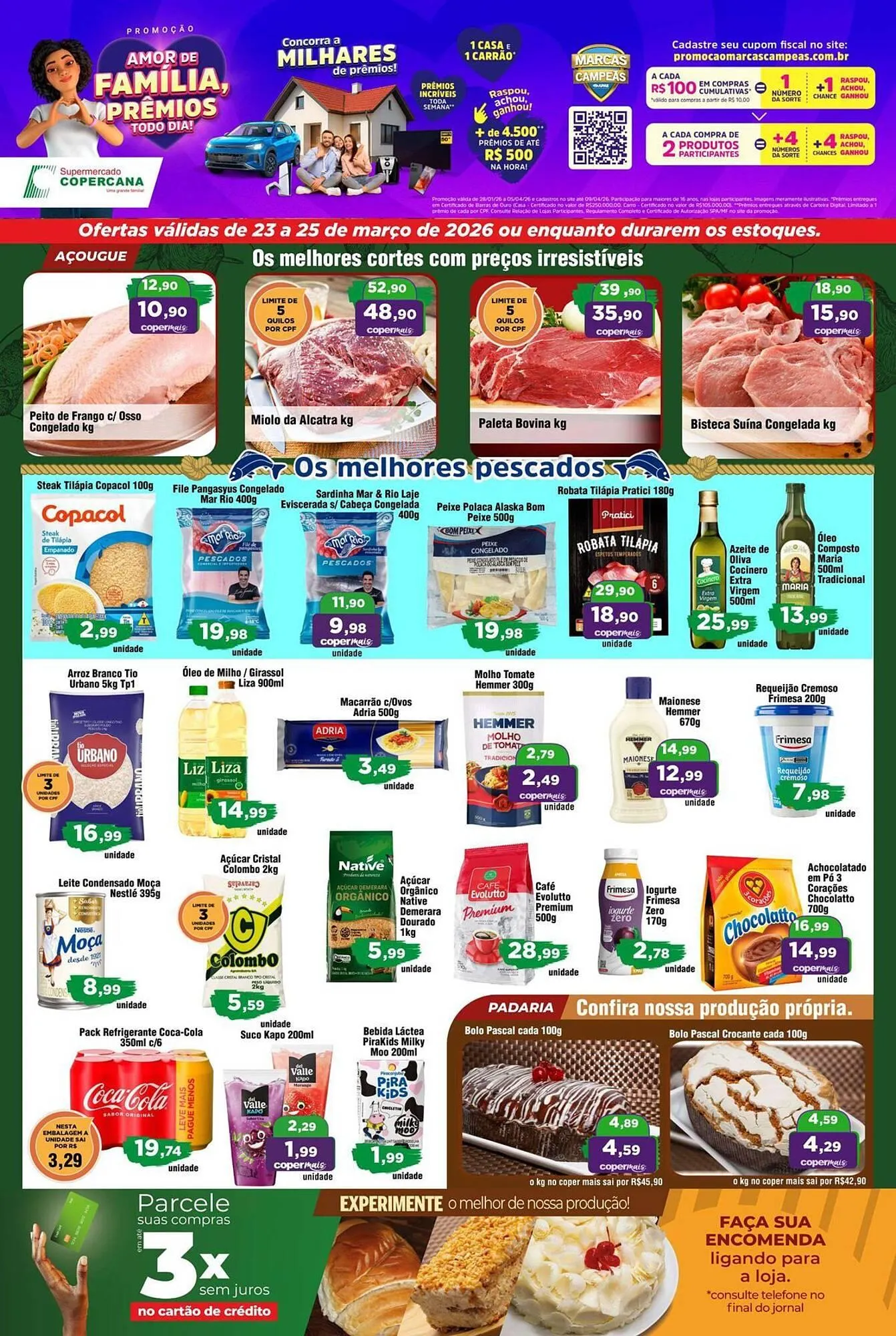 Encarte de Tabloide Copercana 23 de março até 25 de março 2026 - Pagina 1