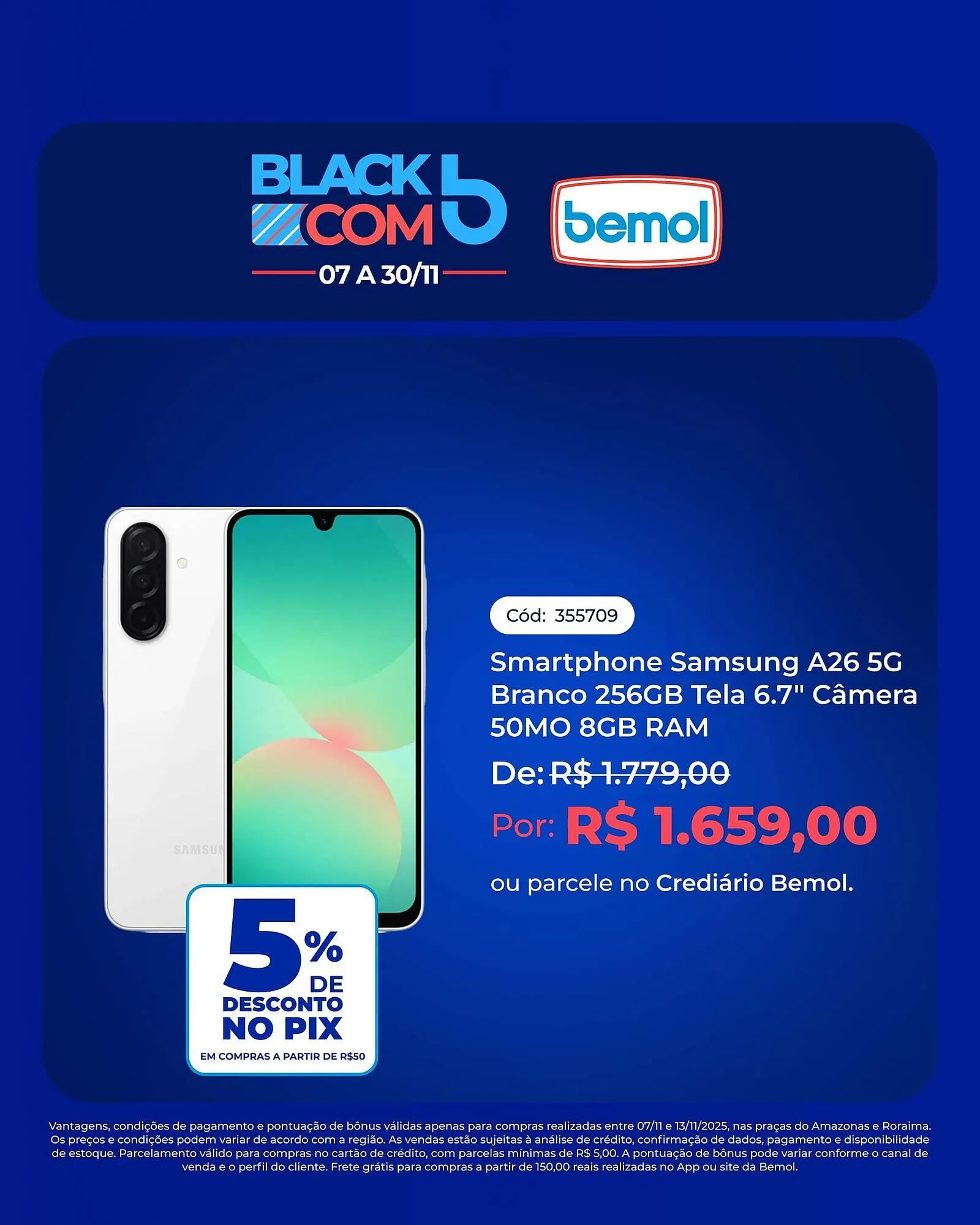 Encarte de Encarte Bemol 11 de novembro até 13 de novembro 2025 - Pagina 5