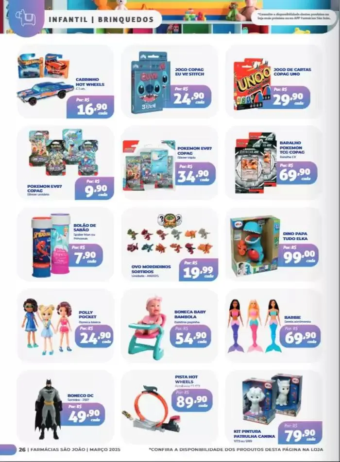 Encarte de Farmácia São João Marco 2025! 4 de março até 31 de março 2025 - Pagina 26