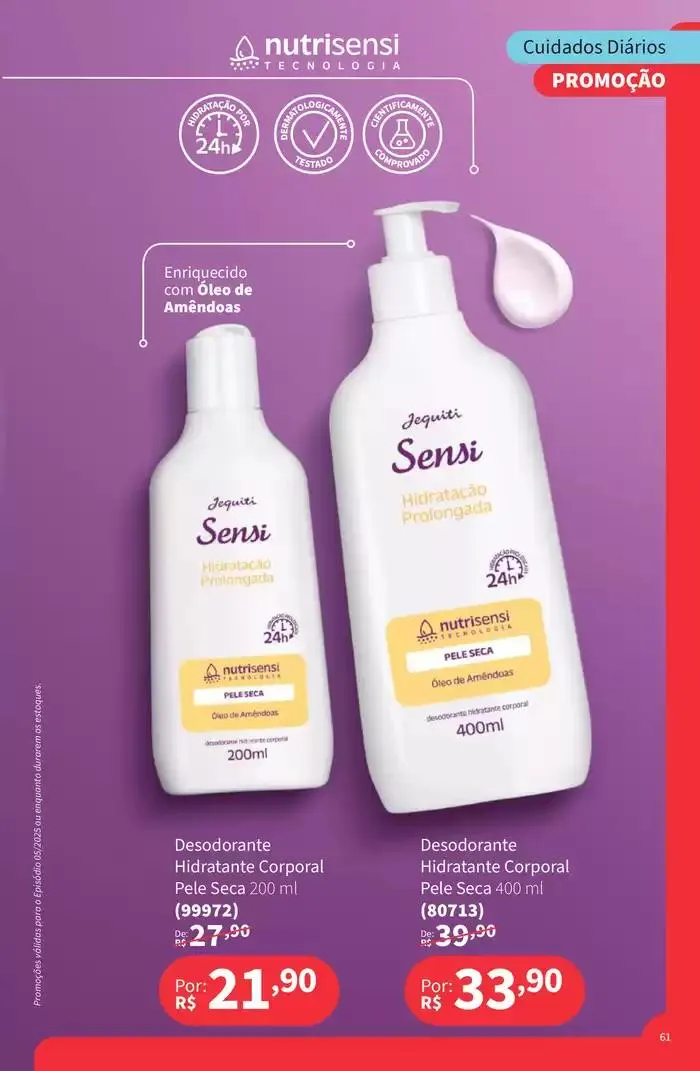 Encarte de Encarte Jequiti 21 de março até 1 de maio 2025 - Pagina 61