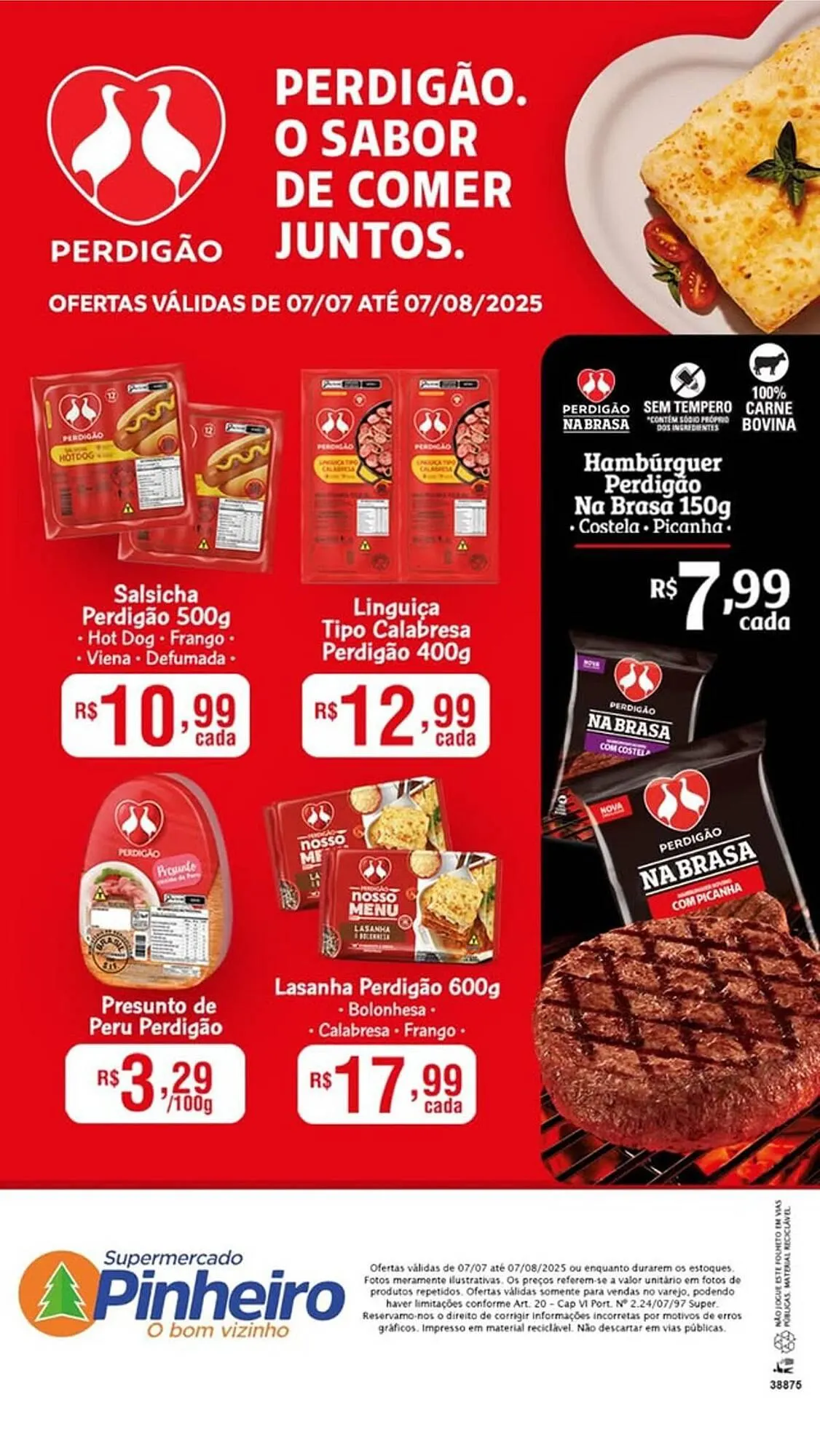 Encarte de Catálogo Pinheiro Supermercado 8 de julho até 7 de agosto 2025 - Pagina 3