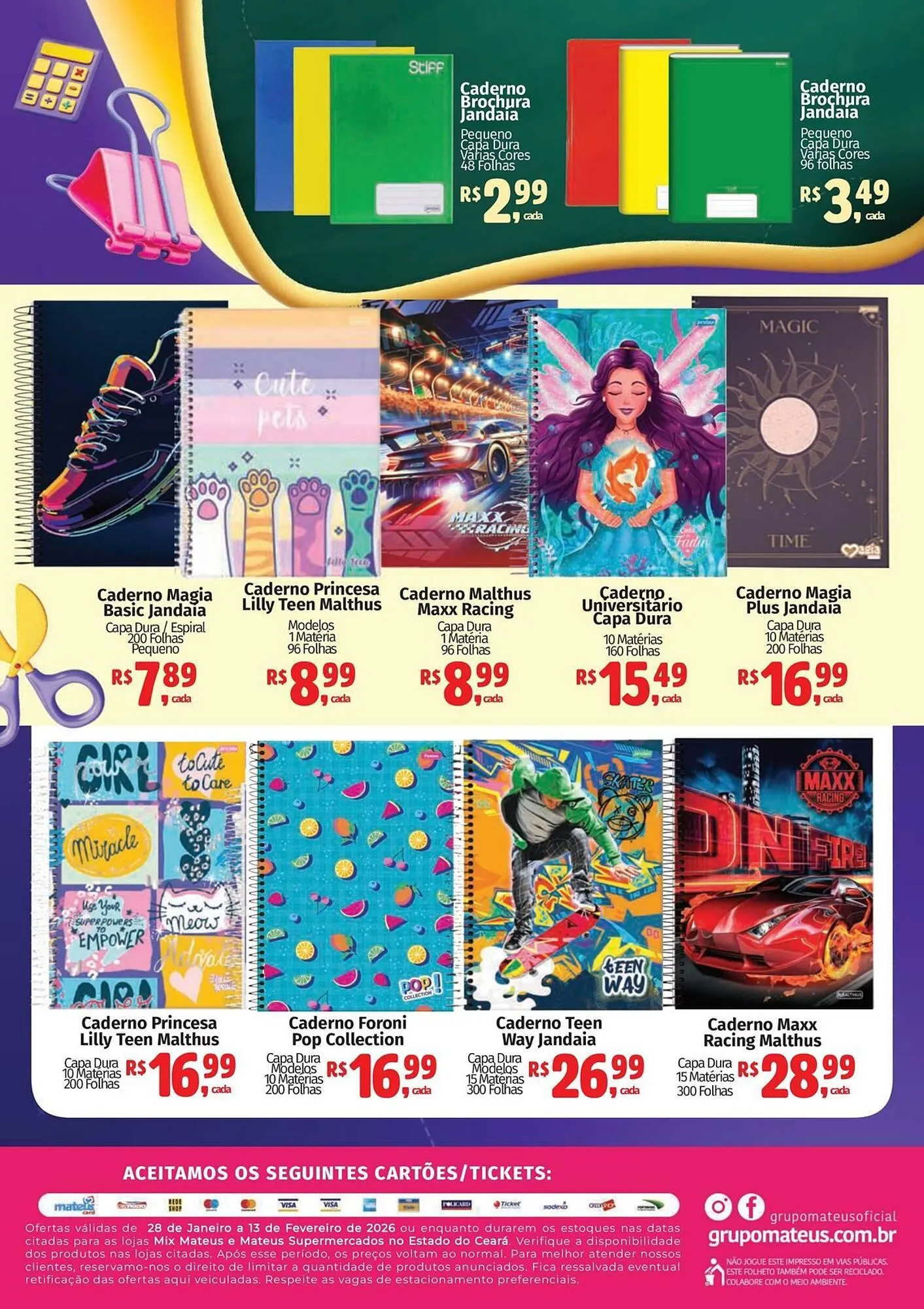 Encarte de Catálogo Supermercados Mateus 28 de janeiro até 13 de fevereiro 2026 - Pagina 3