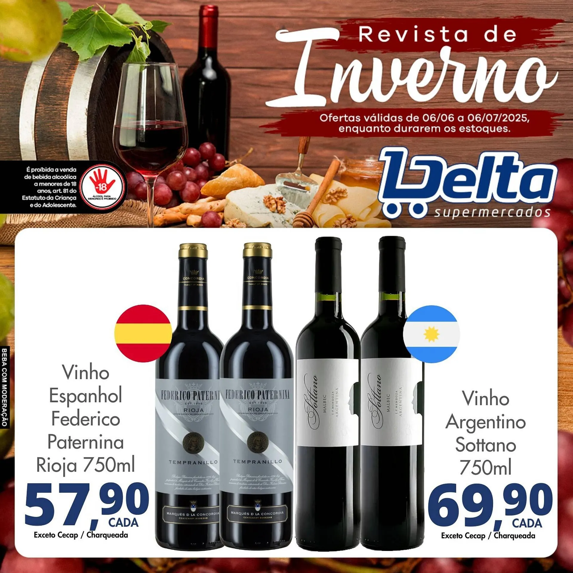 Encarte de Catálogo Delta Supermercados 17 de junho até 5 de julho 2025 - Pagina 1