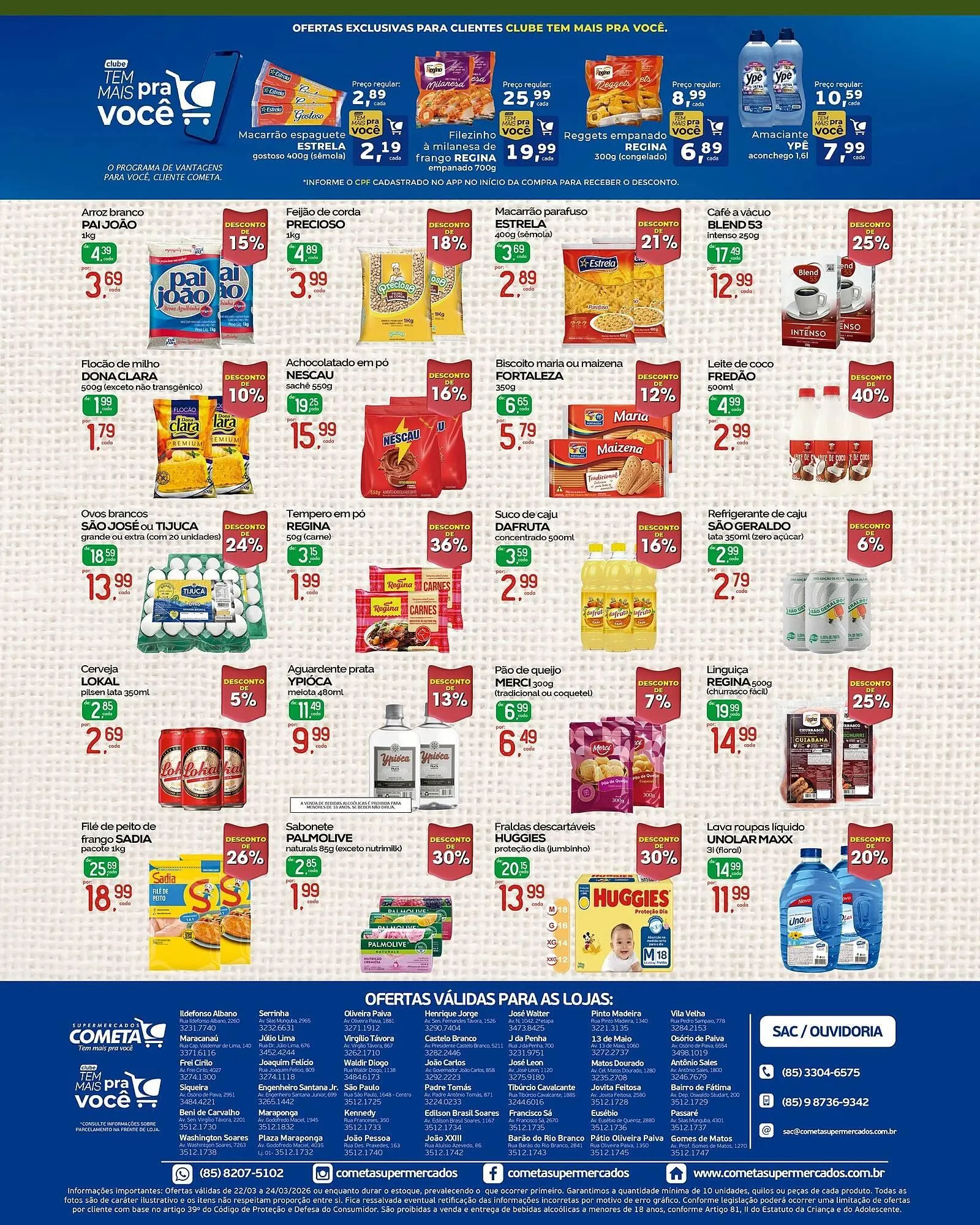 Encarte de Encarte Cometa Supermercados 22 de março até 24 de março 2026 - Pagina 2