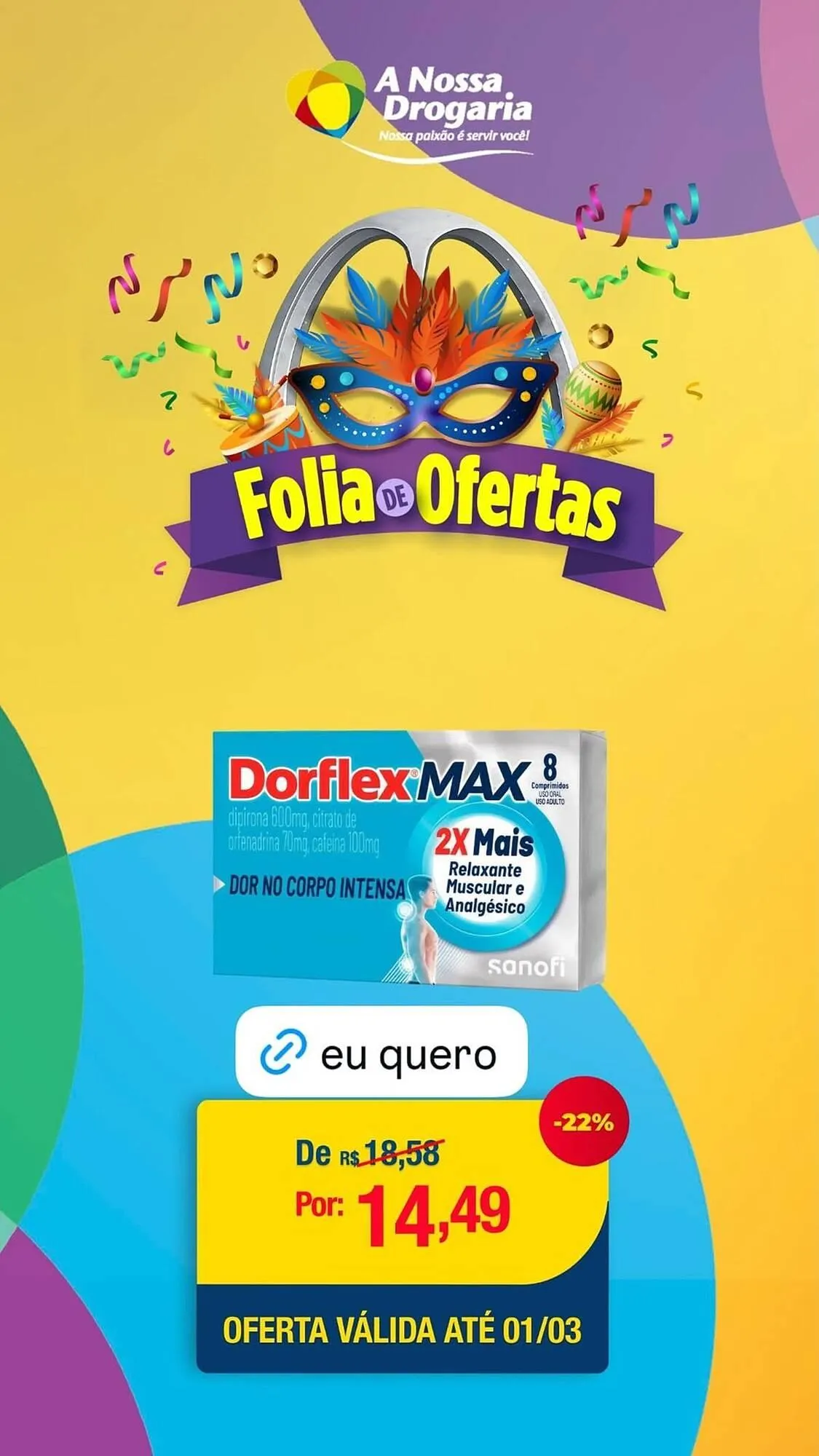 Encarte de Catálogo A Nossa Drogaria 25 de fevereiro até 1 de março 2026 - Pagina 5