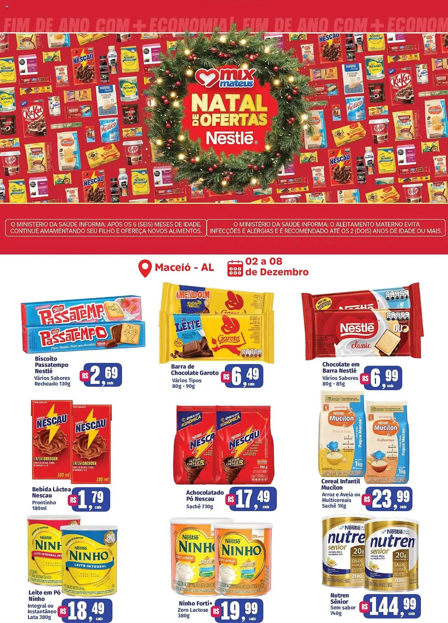 Encarte de Catálogo Supermercados Mateus 2 de dezembro até 8 de dezembro 2025 - Pagina 1