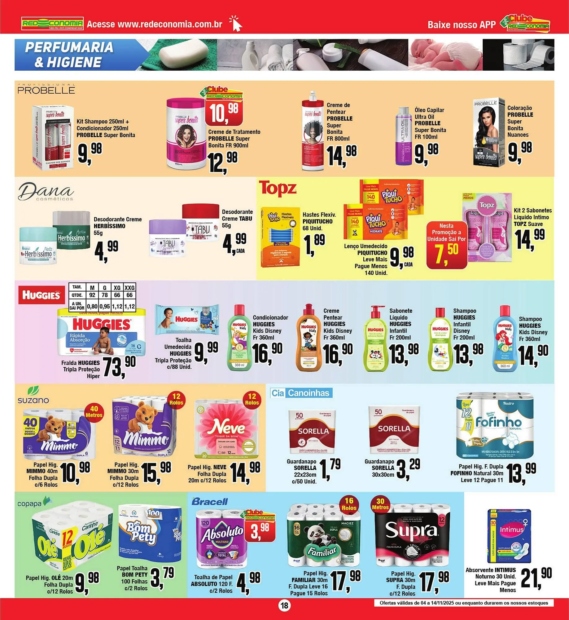 Encarte de Encarte Rede Economia 5 de novembro até 14 de novembro 2025 - Pagina 18