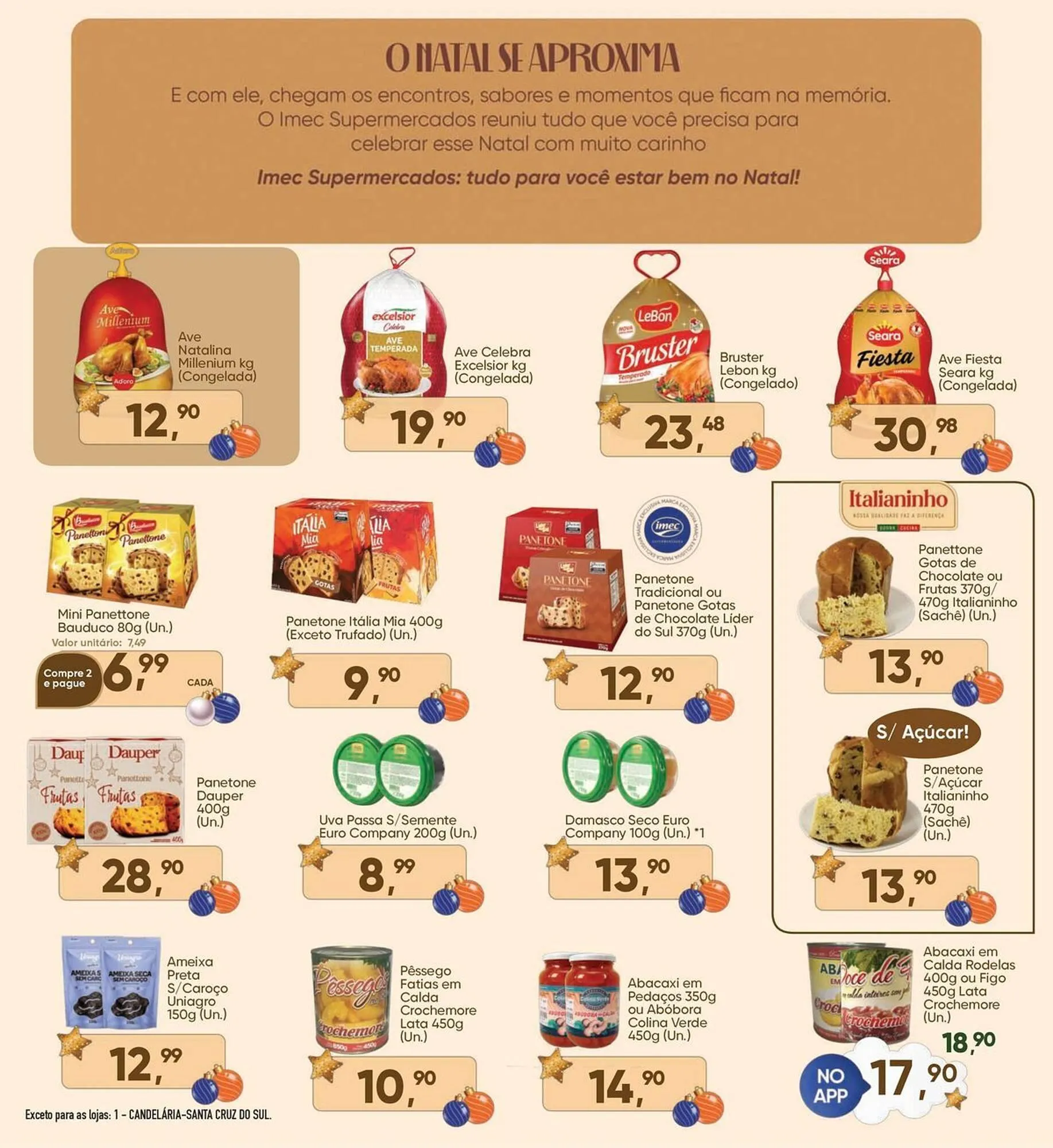 Encarte de Catálogo Imec Supermercados 19 de dezembro até 24 de dezembro 2025 - Pagina 2