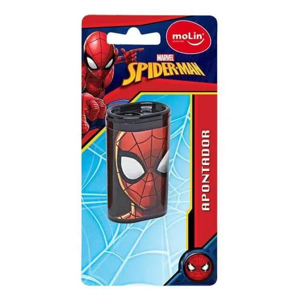Apontador com Deposito Homem Aranha Spiderman Marvel, Molin - BT 1 UN