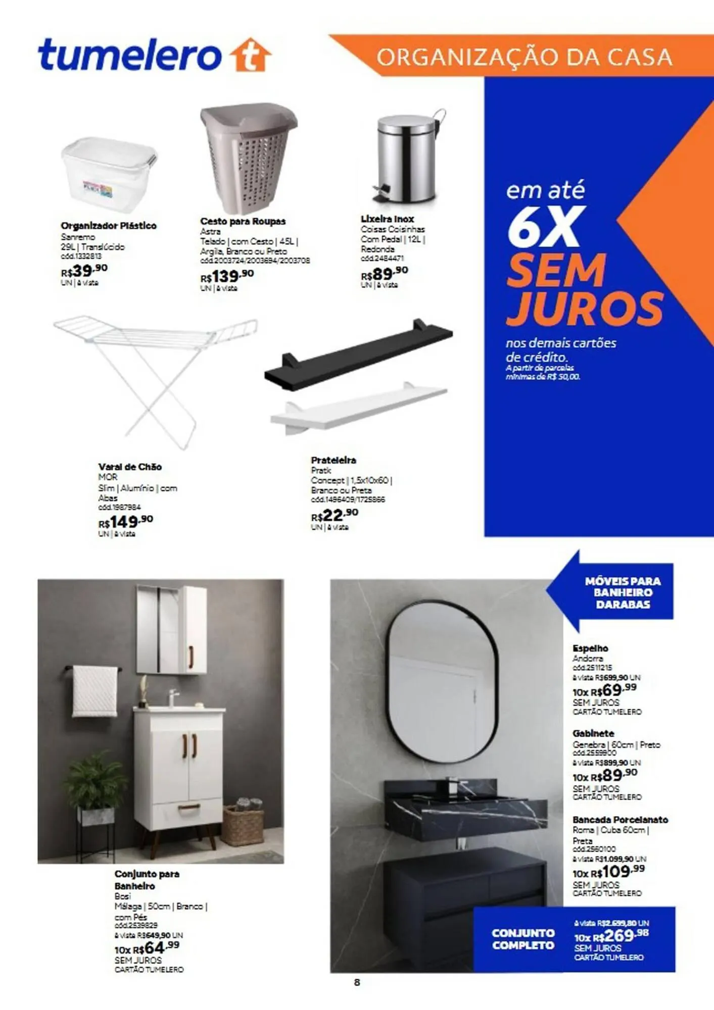Encarte de Catálogo Tumelero 3 de março até 25 de março 2026 - Pagina 8