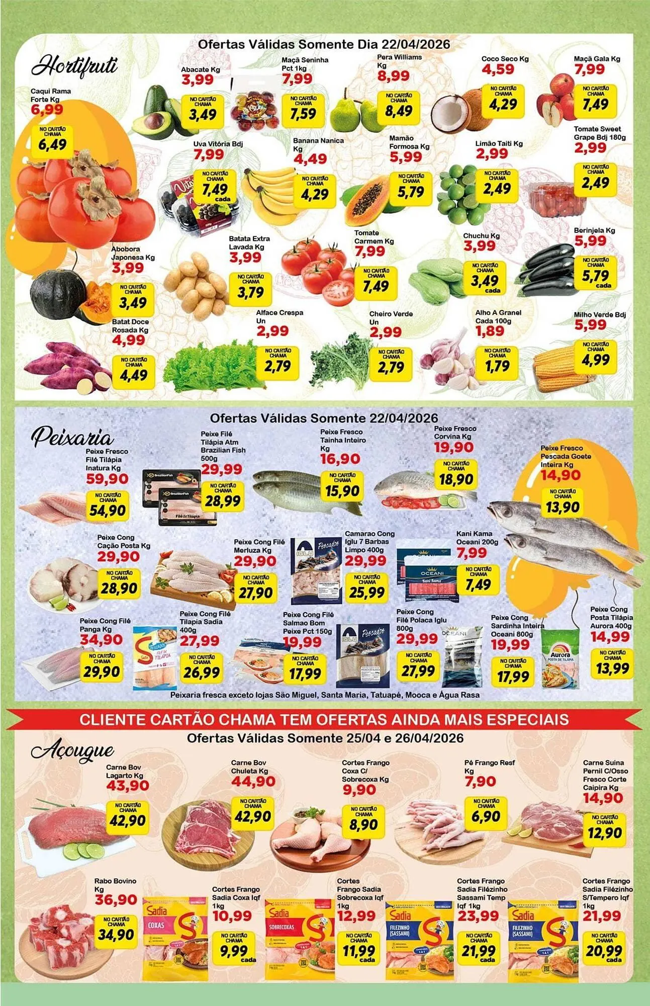 Encarte de Catálogo Chama Supermercados 22 de abril até 28 de abril 2026 - Pagina 2