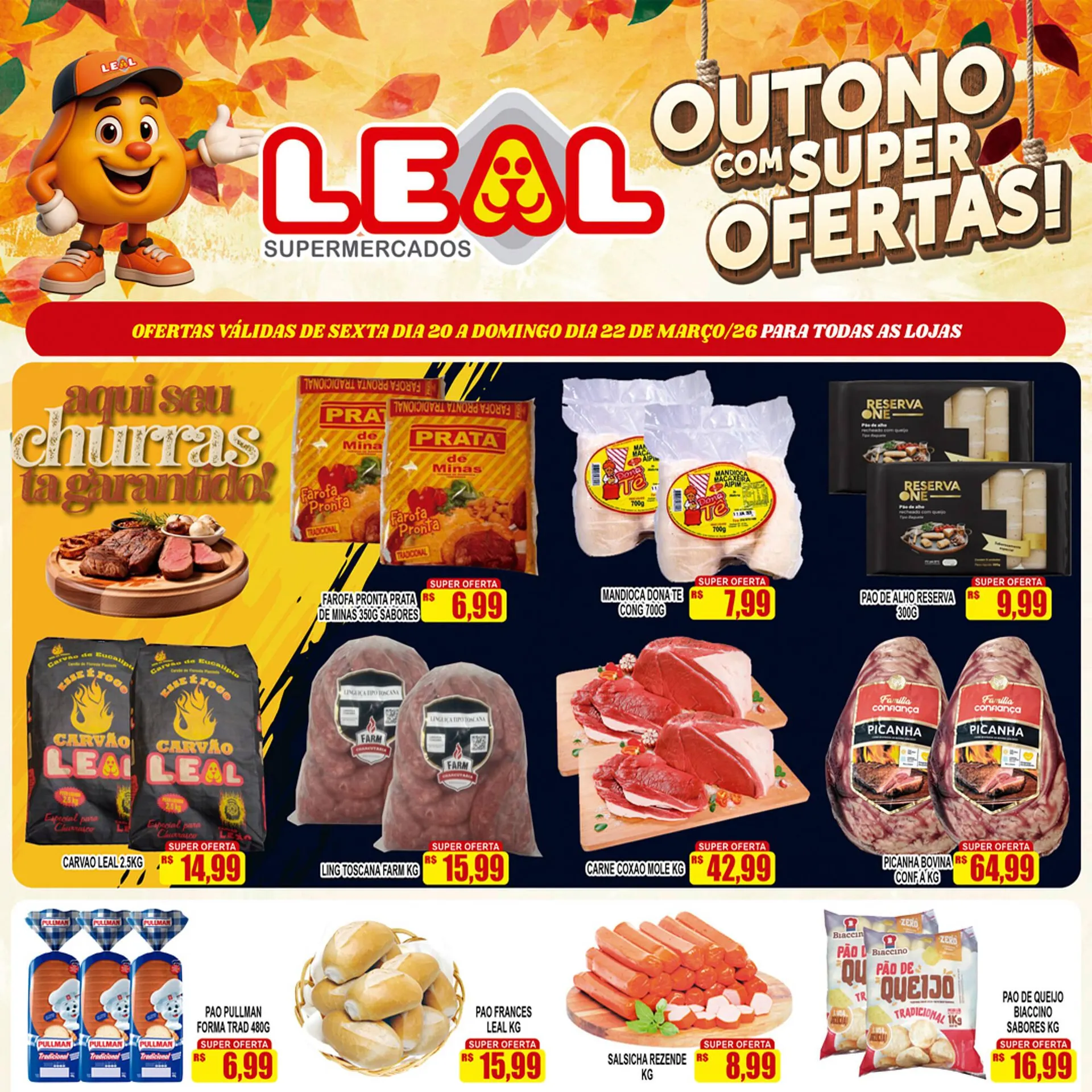 Encarte de Folheto Supermercado leal 20 de março até 22 de março 2026 - Pagina 2