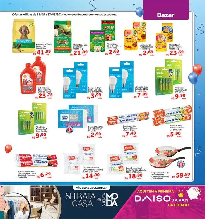 Encarte de Ofertas Shibata Supermercados 21 de maio até 27 de maio 2024 - Pagina 7