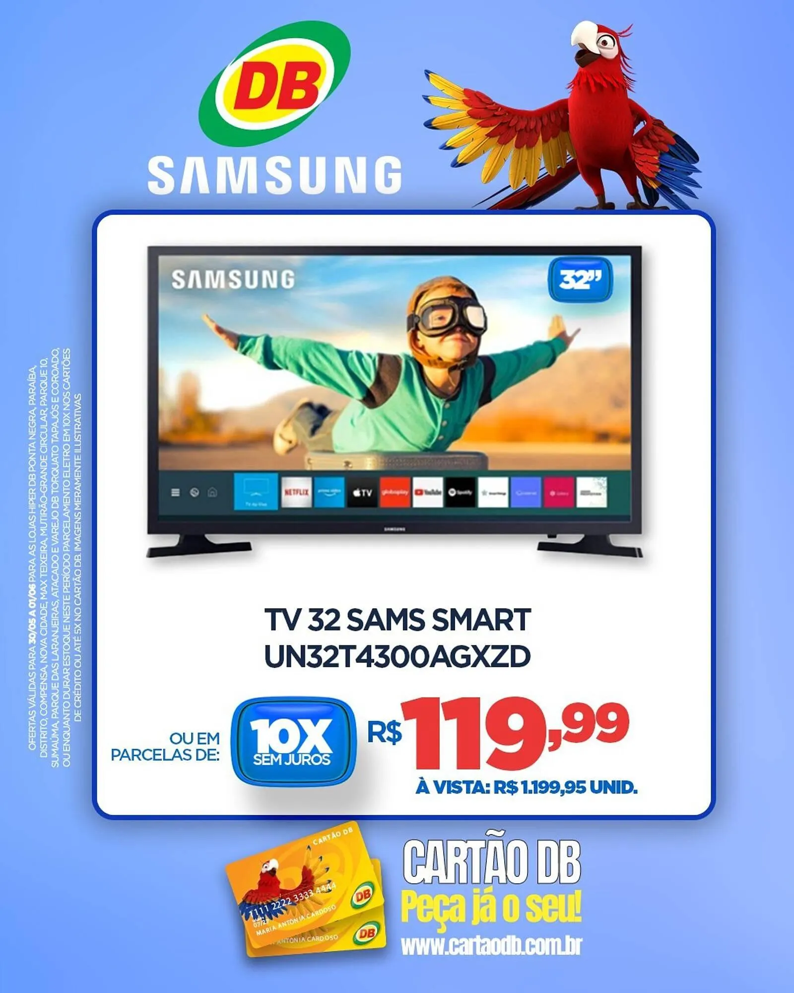 Encarte de Catálogo DB Supermercados 30 de maio até 1 de junho 2025 - Pagina 1