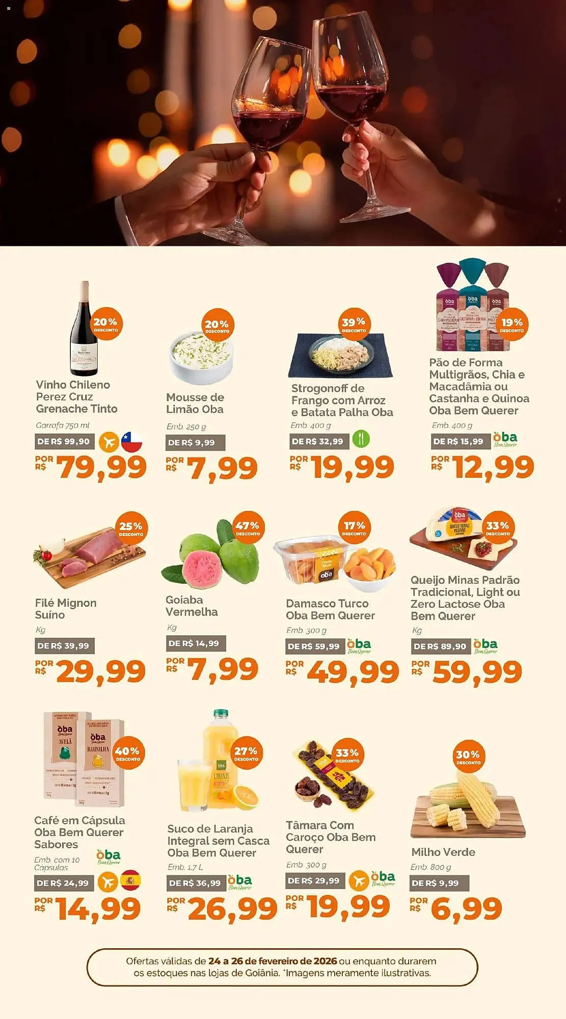 Encarte de Folheto Oba Hortifruti 24 de fevereiro até 26 de fevereiro 2026 - Pagina 6