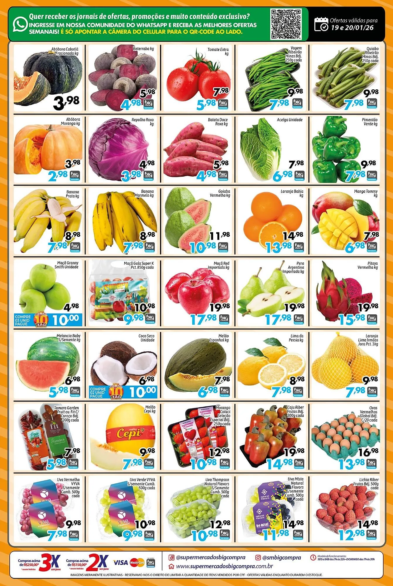 Encarte de Catálogo Supermercados Big Compra 19 de janeiro até 20 de janeiro 2026 - Pagina 2