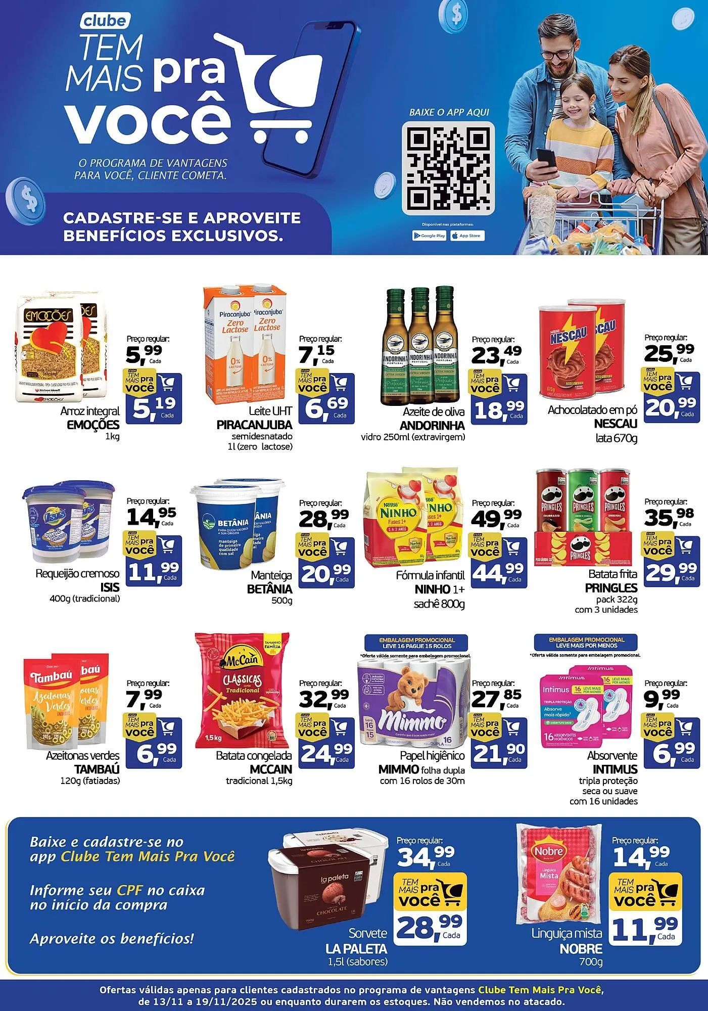 Encarte de Encarte Cometa Supermercados 13 de novembro até 19 de novembro 2025 - Pagina 1