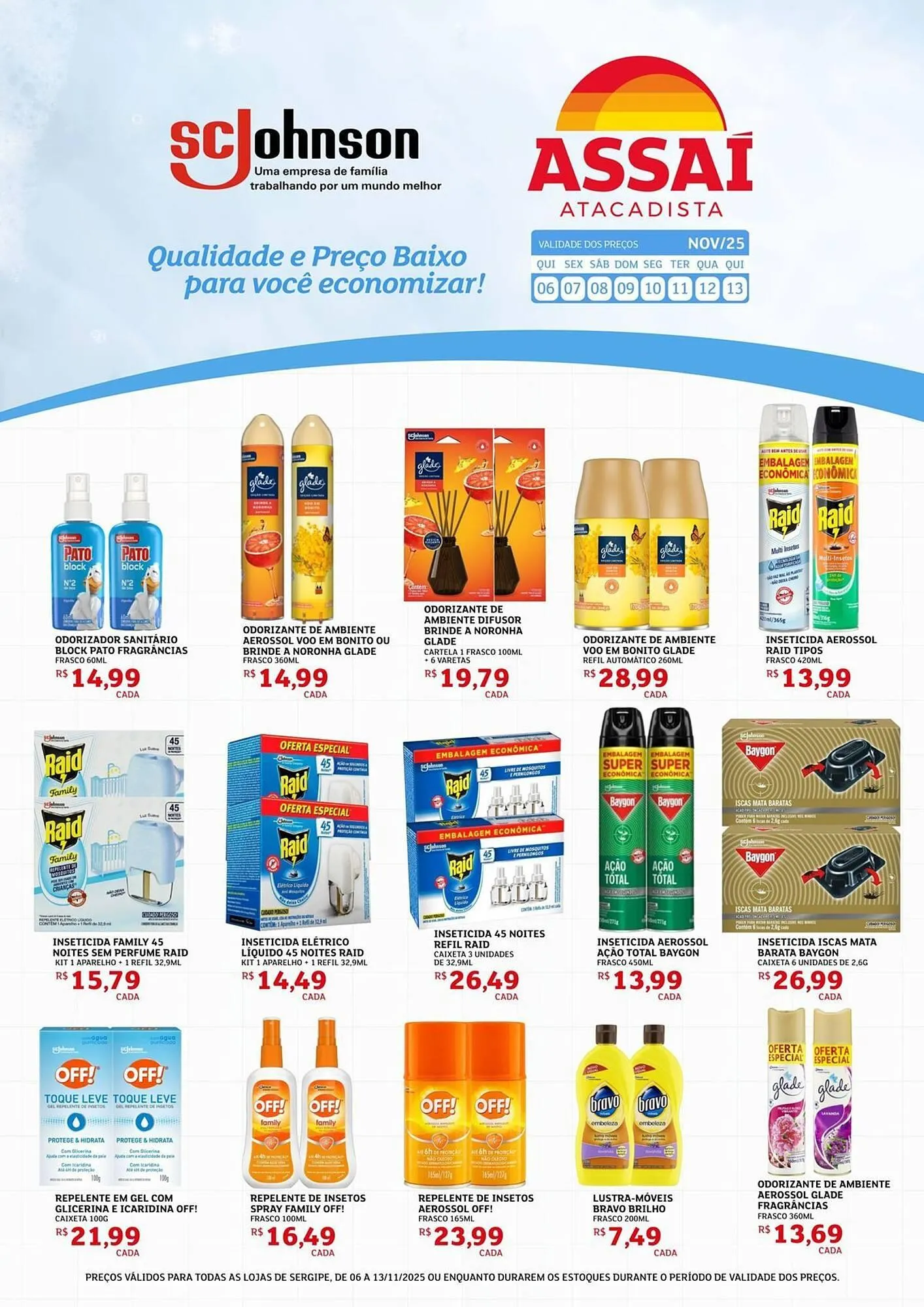 Encarte de Encarte Assaí Atacadista 8 de novembro até 13 de novembro 2025 - Pagina 1