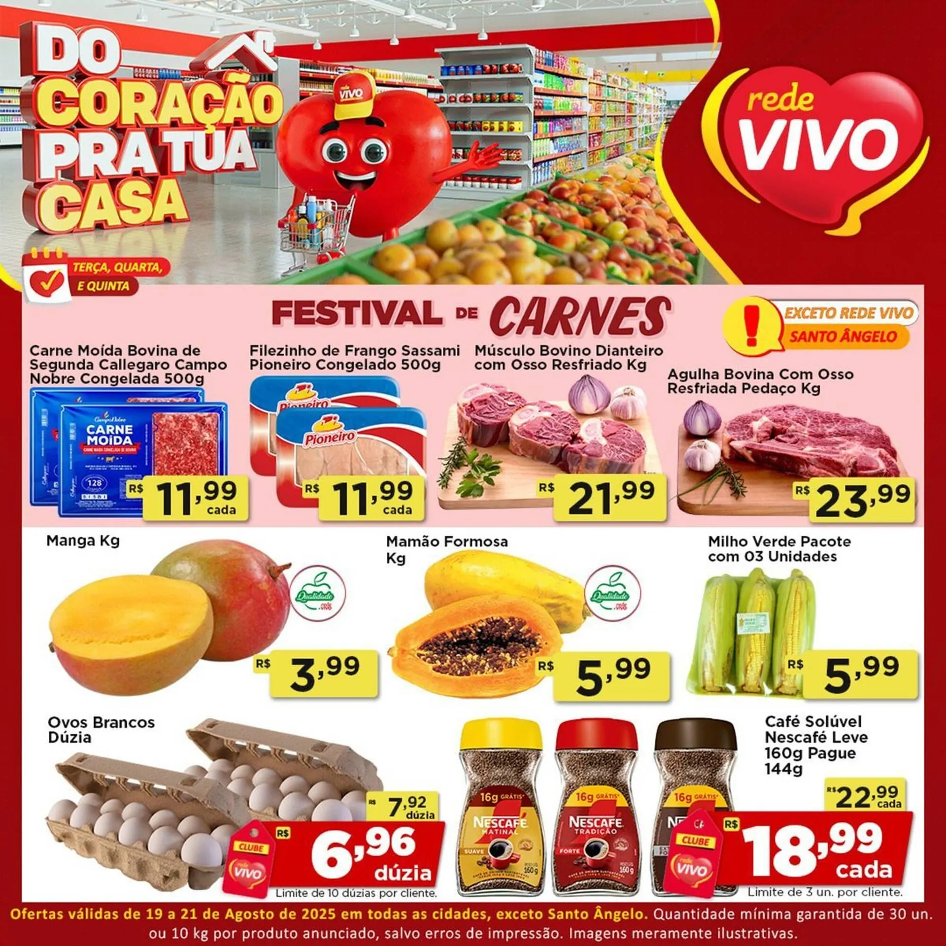 Encarte de Catálogo Rede Vivo 19 de agosto até 21 de agosto 2025 - Pagina 1