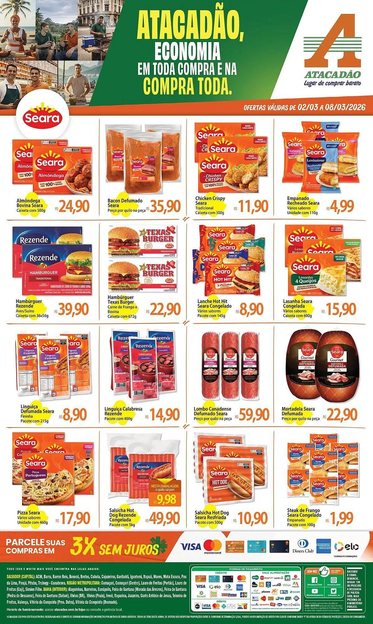 Encarte de Folheto Atacadão 2 de março até 8 de março 2026 - Pagina 1