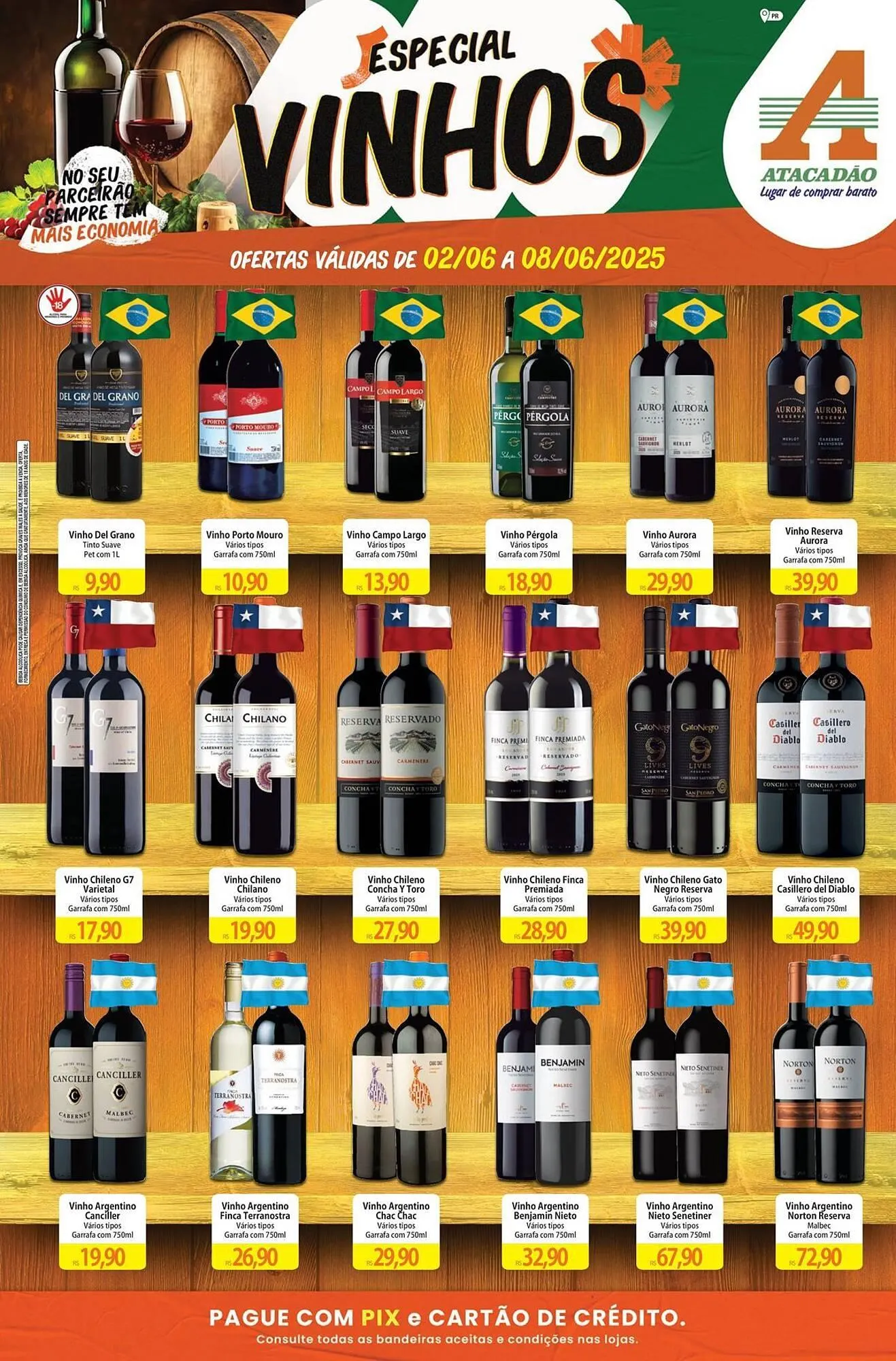 Encarte de Catálogo Atacadão 2 de junho até 8 de junho 2025 - Pagina 1