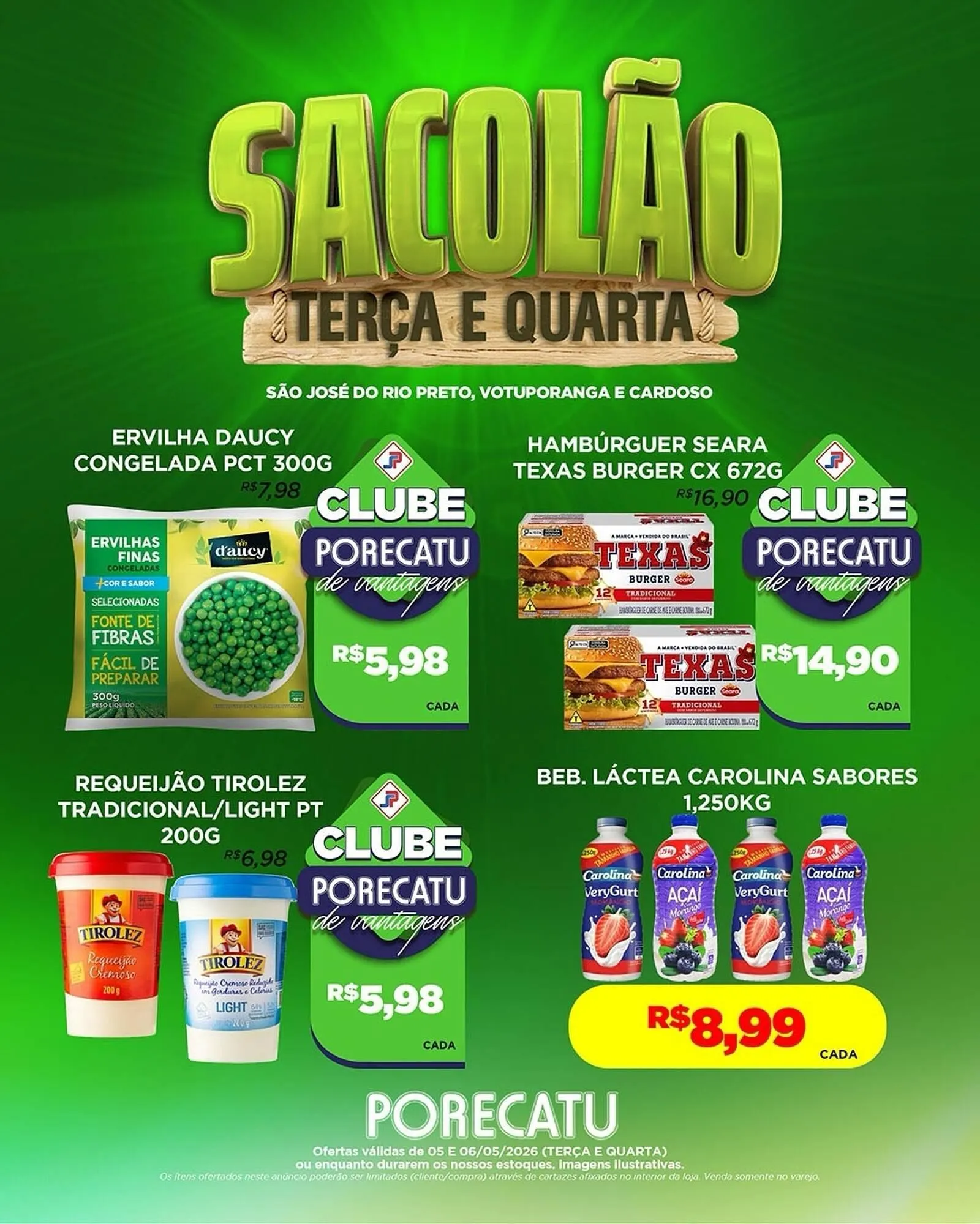 Encarte de Catálogo Supermercado Porecatu 5 de maio até 6 de maio 2026 - Pagina 10