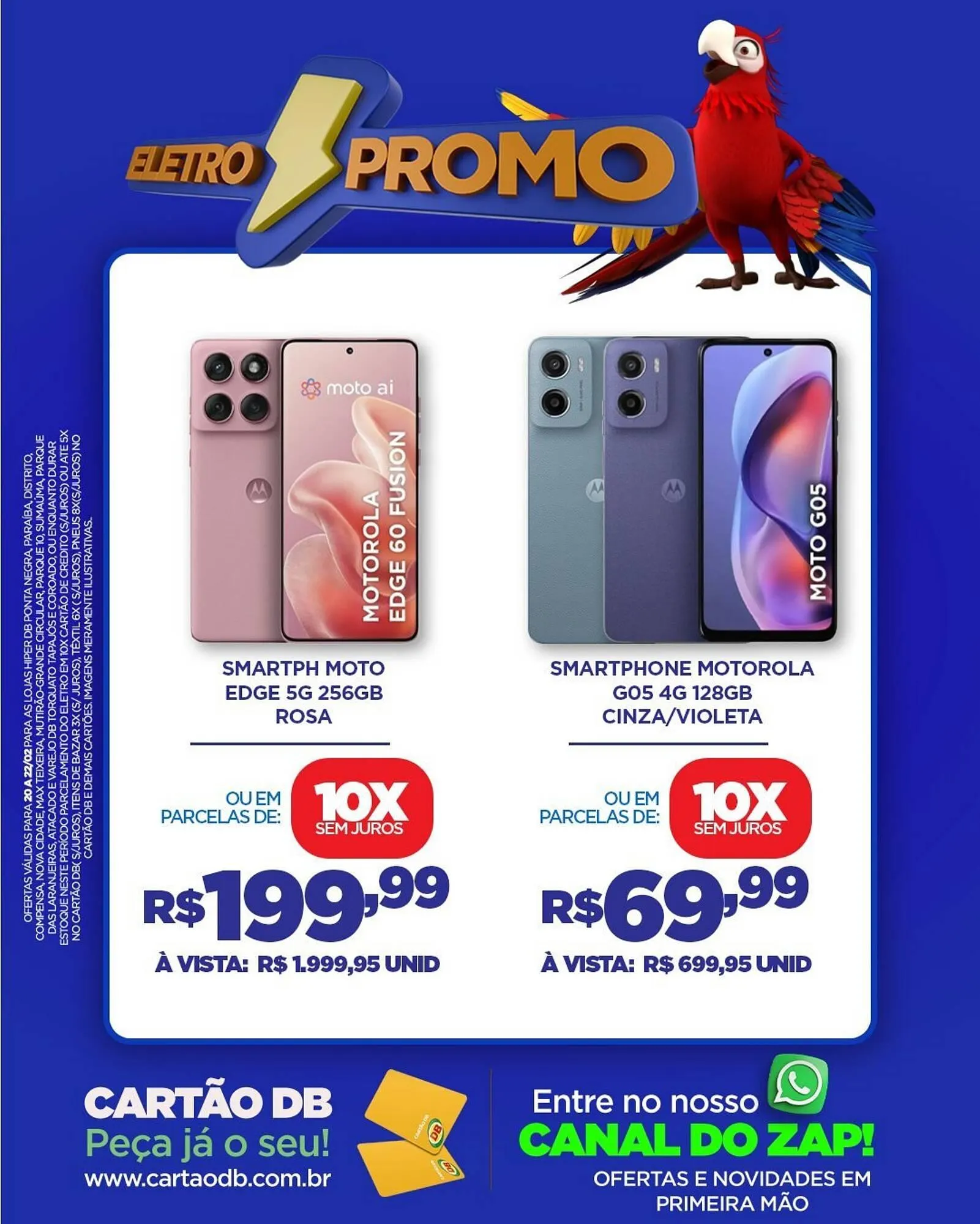 Encarte de Catálogo DB Supermercados 20 de fevereiro até 22 de fevereiro 2026 - Pagina 1